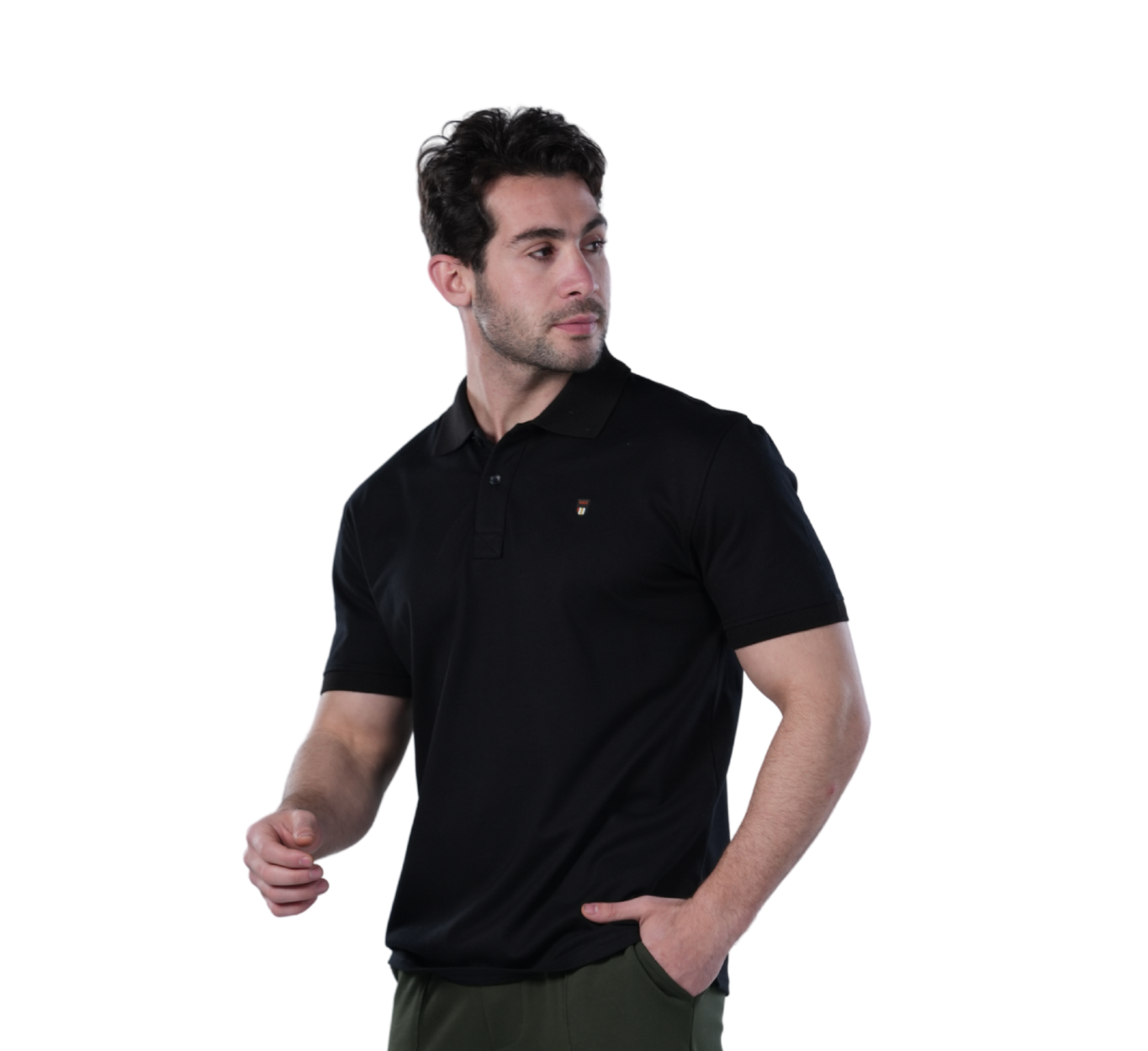 Classic Fit Polo Shirt - Black