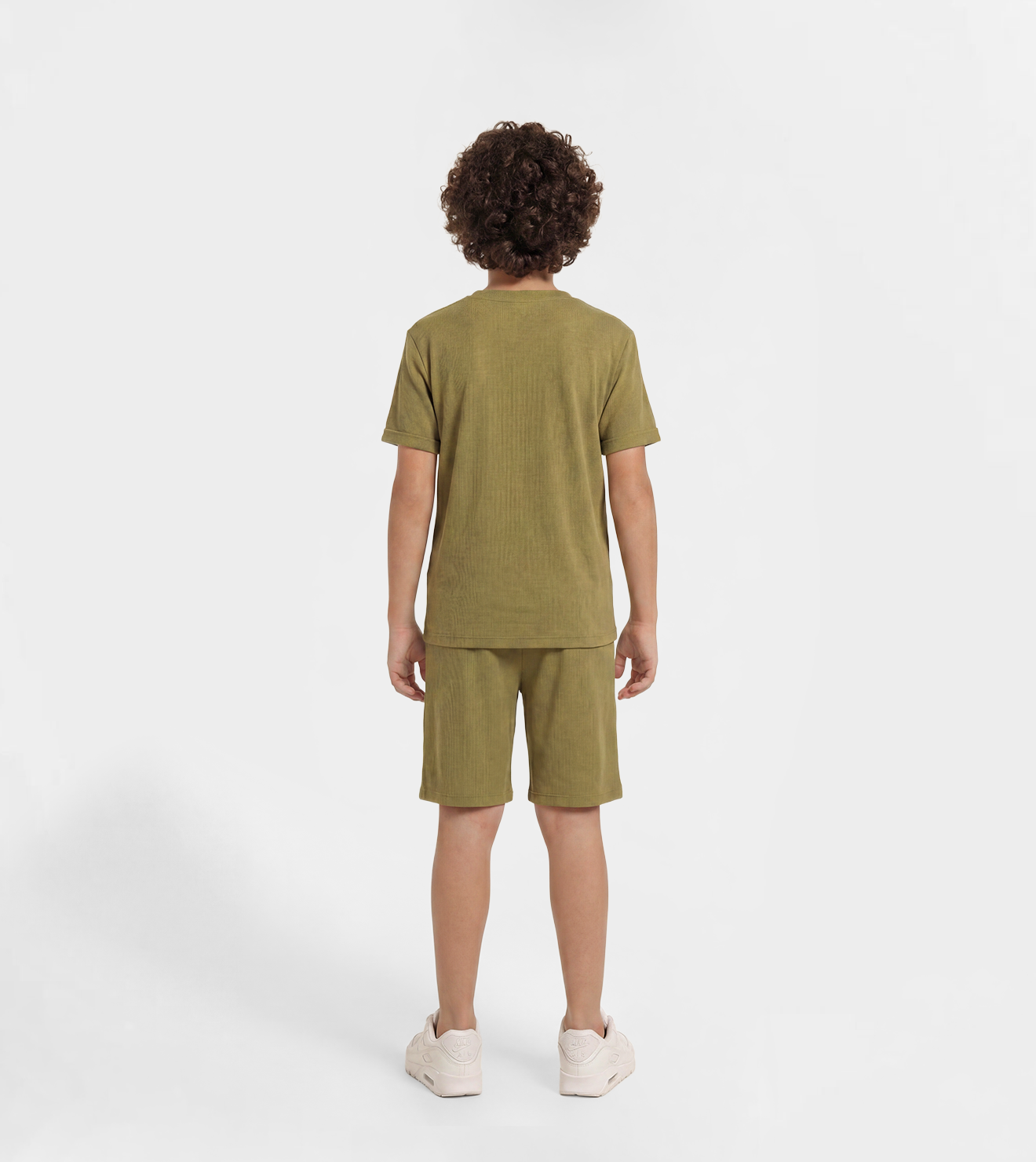 Boy Jacquard Short Set
