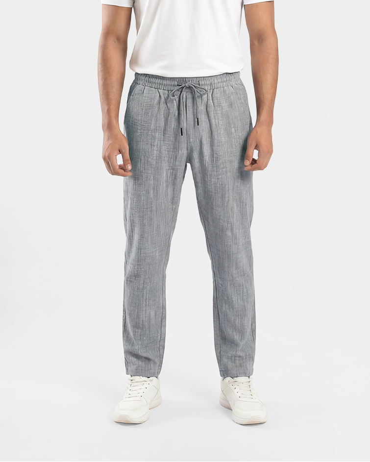 Men’s Relaxed Linen-Blend Pants