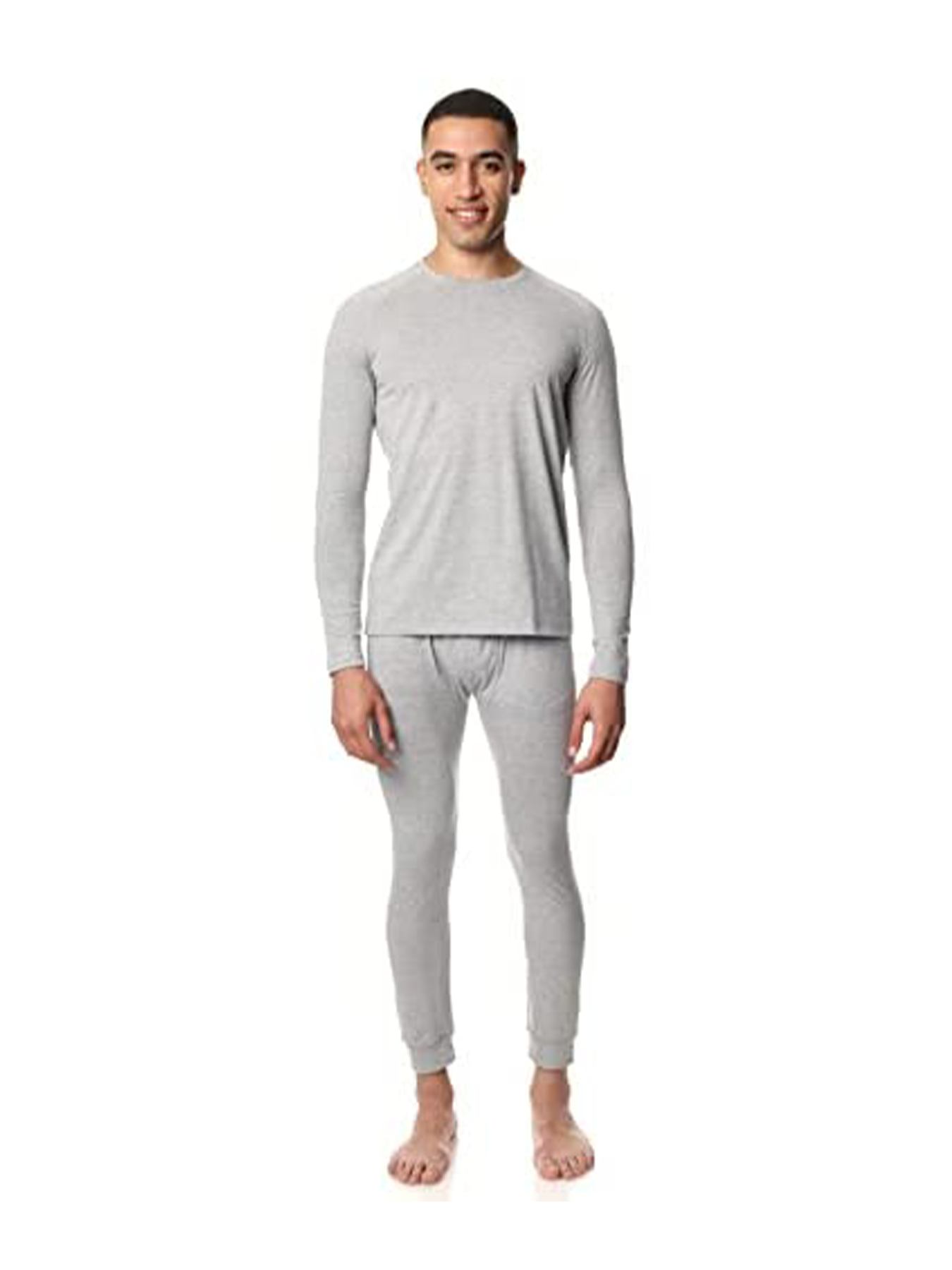 Red Cotton thermal sets For men -Gray