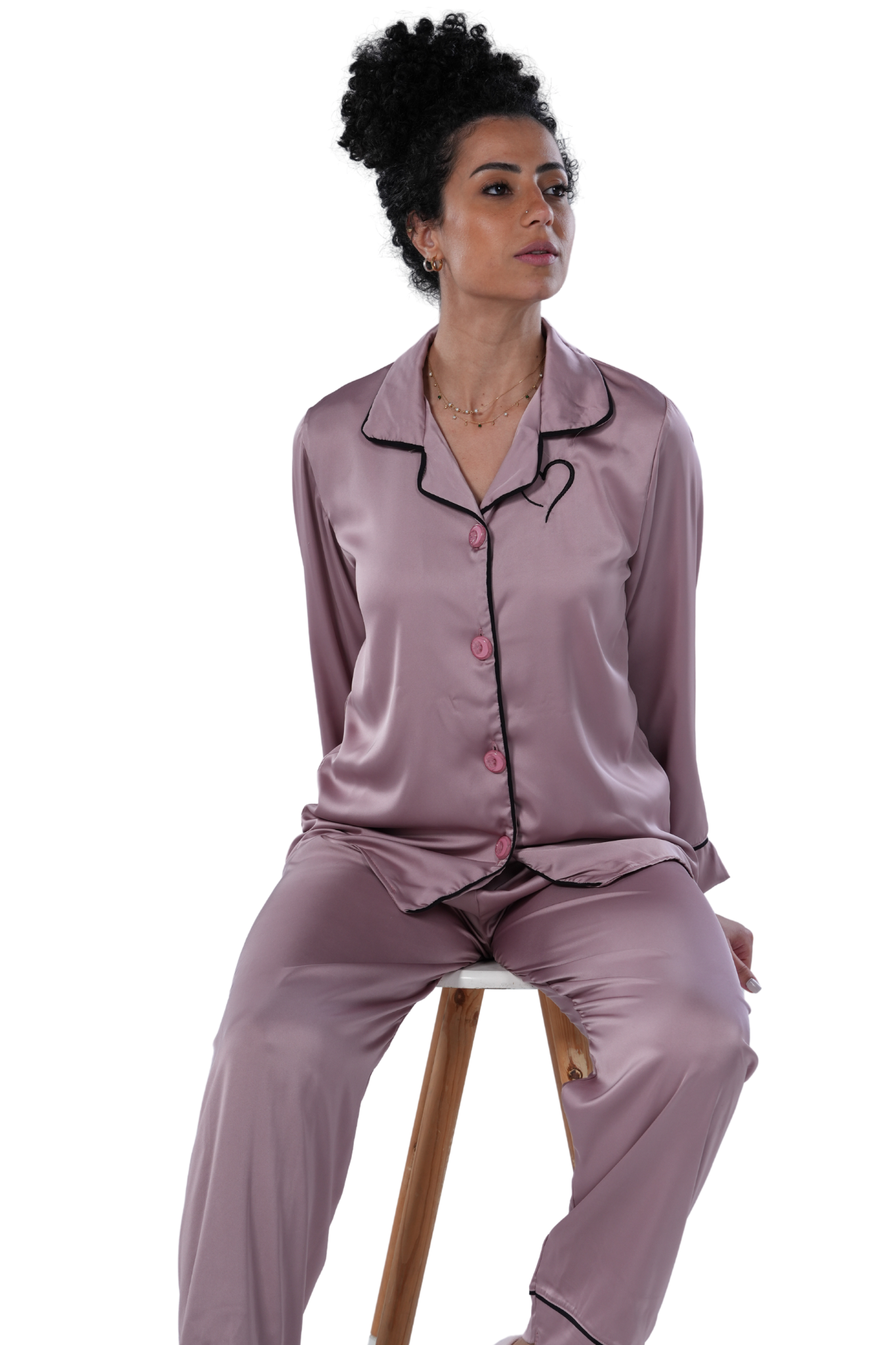 Classic Comfort Satin Pajamas - Kashmir