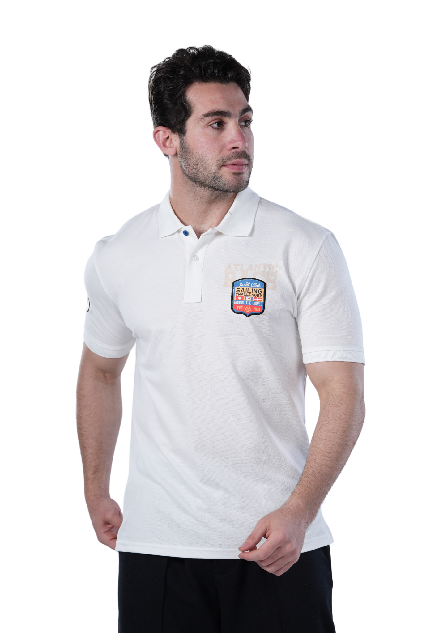 Polo T-Shirt For Men - Comfortable & Basic - Off White