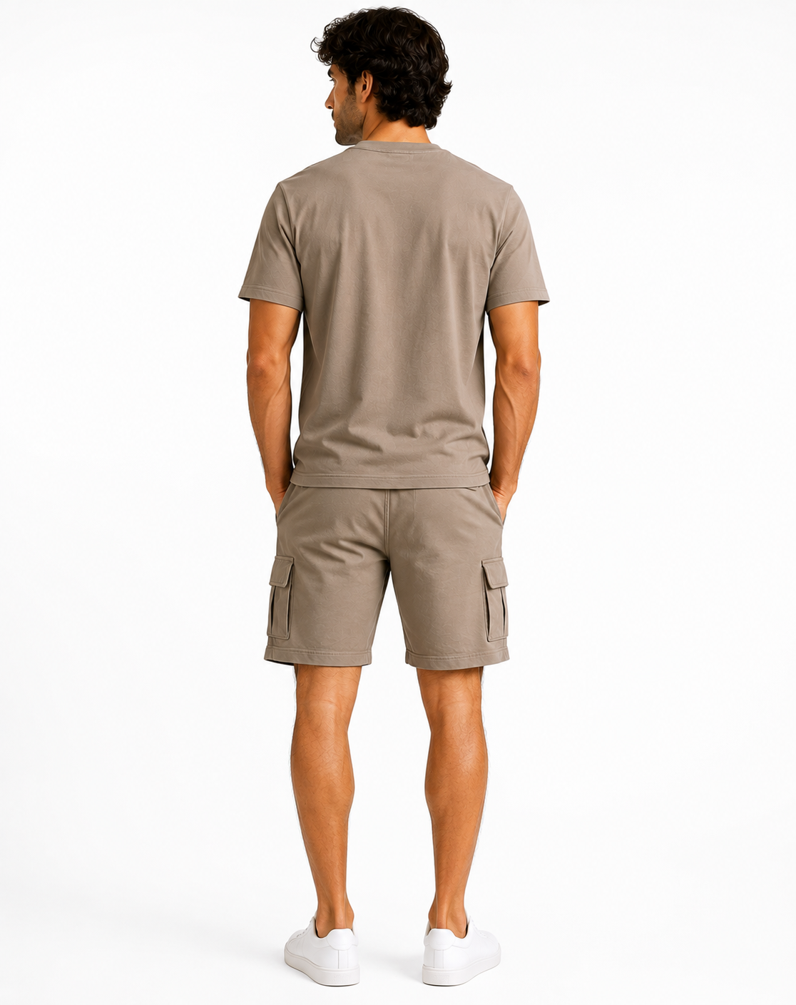 Men's Cargo Shorts Lounge Set
