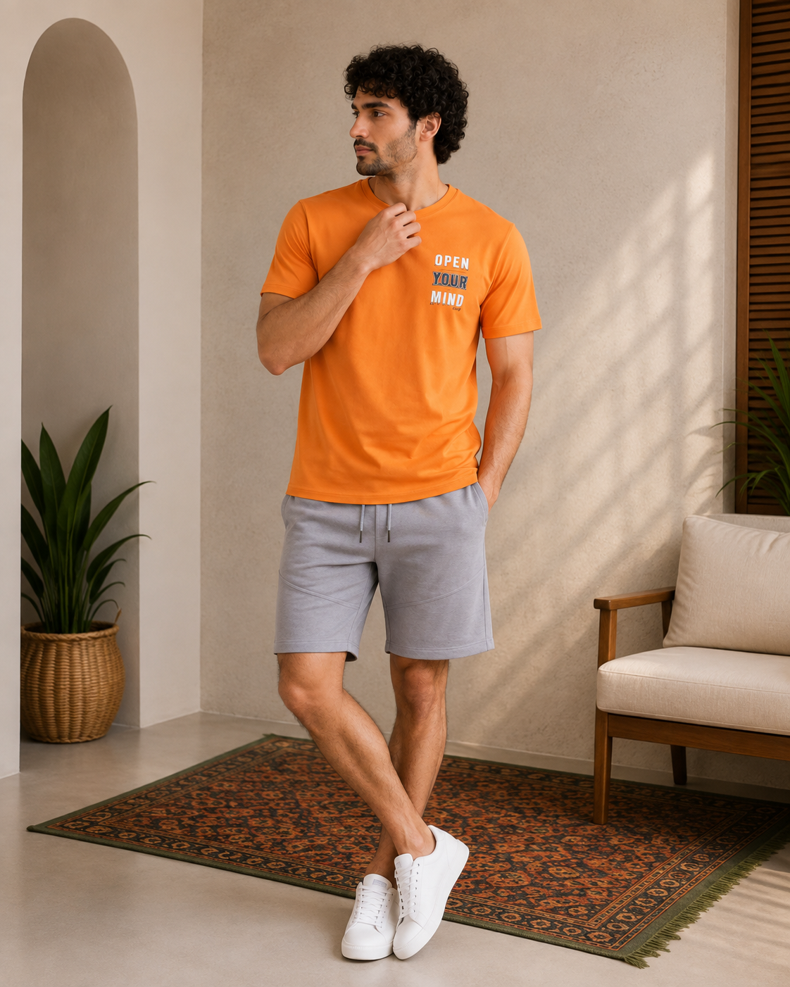 Men's Summer Melton Pajama Set