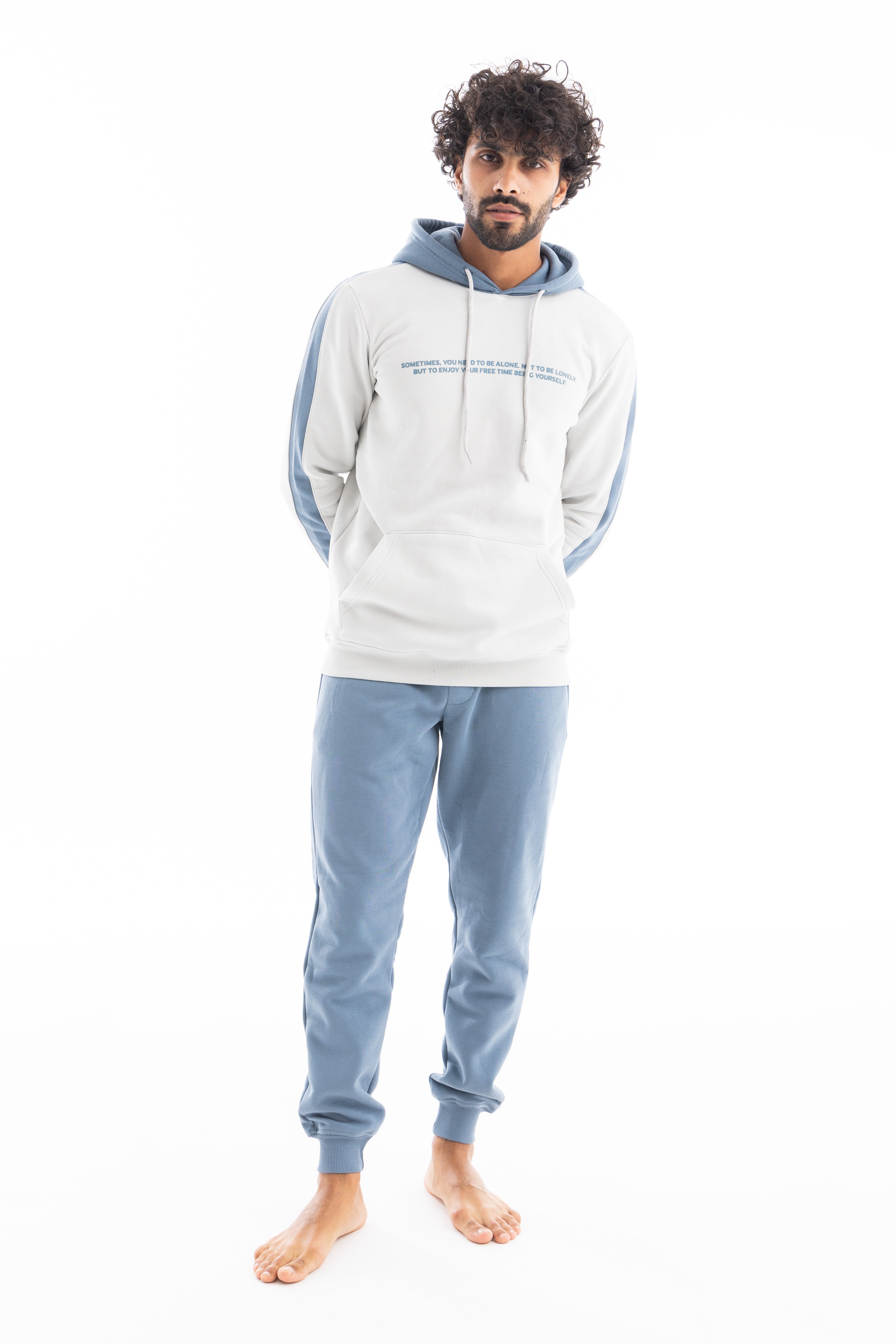 Men's pajamas winter hoodie - SNW