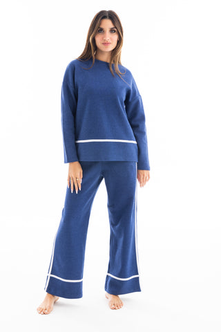 Womens Crew Neck Winter Pajama from Red Cotton-zahry