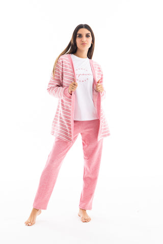 Women's jacquard robe pajamas-ka