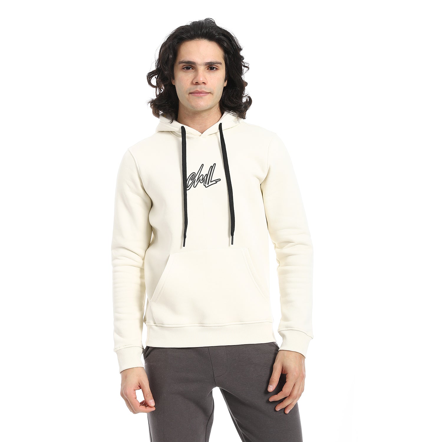 Red Cotton Hoodie With Printed -Off White