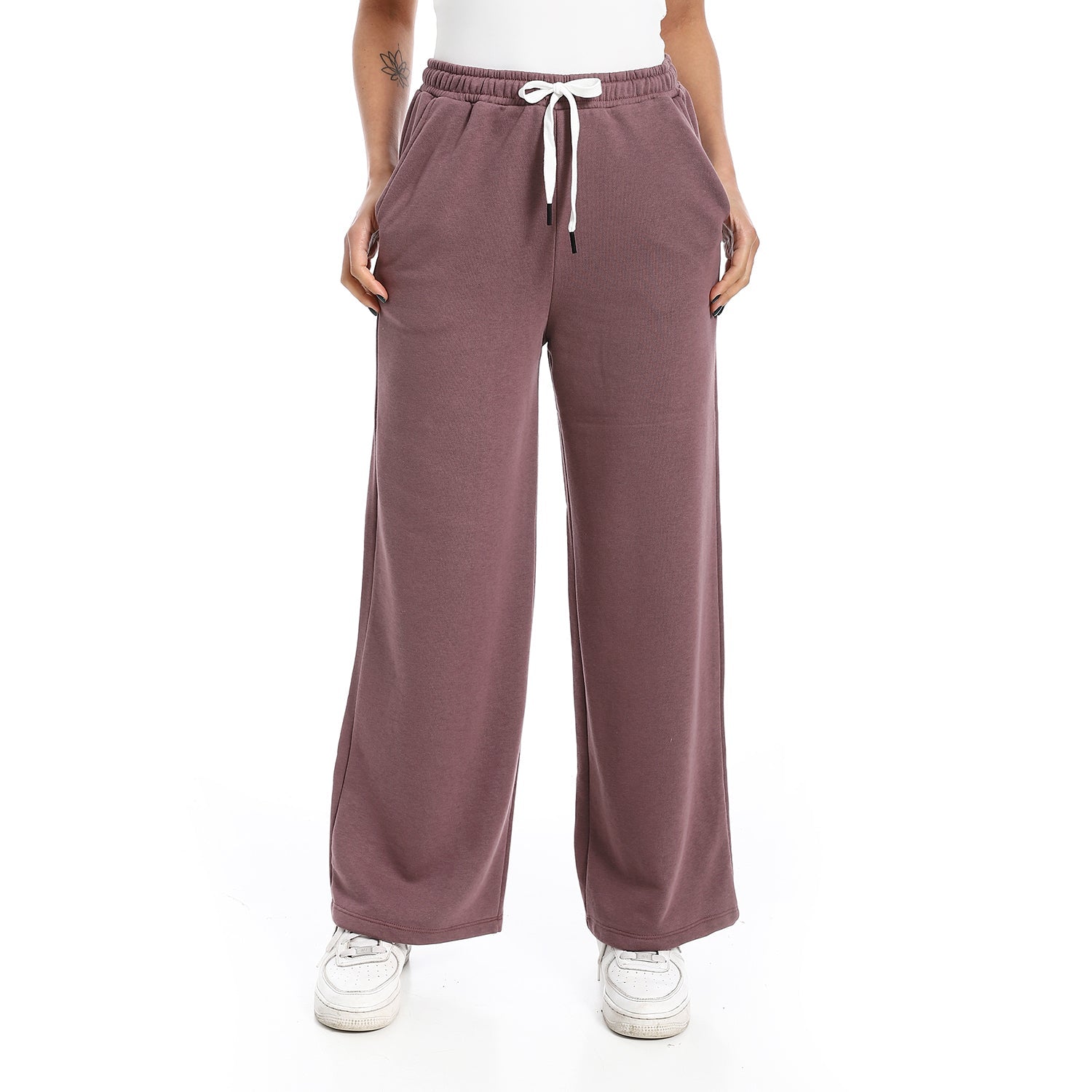 Women's Autum Wide Leg Trousers - Multicolor