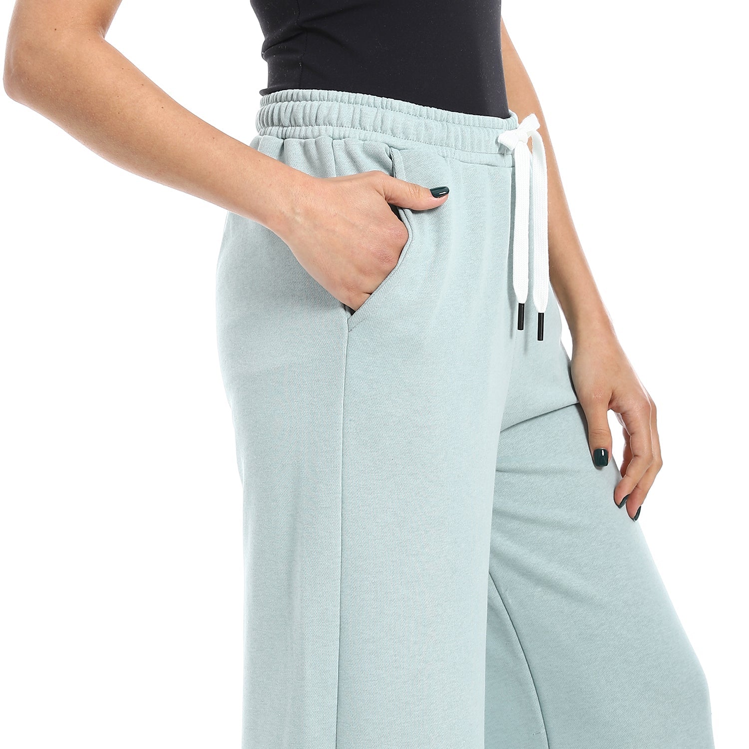 Women's Autum Wide Leg Trousers - Multicolor