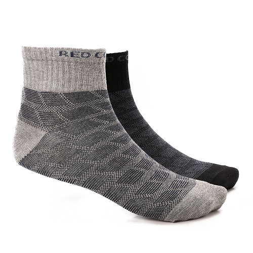 pack of 3 pieces Men's Jacquard Ankle Socks - Short, Sporty-multicolor