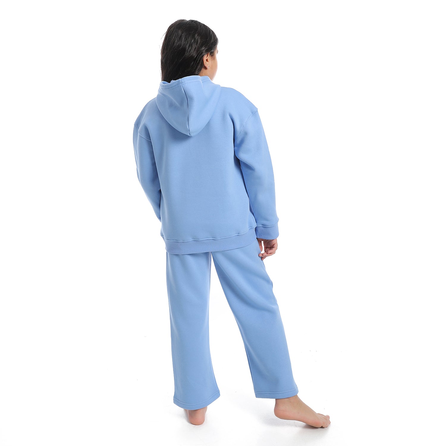 Girls' Winter Hoodie Pajamas - Blue