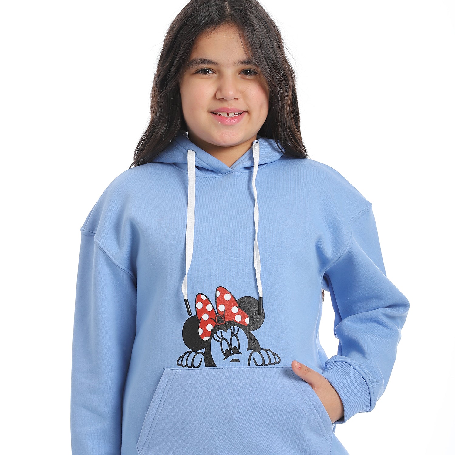 Girls' Winter Hoodie Pajamas - Blue