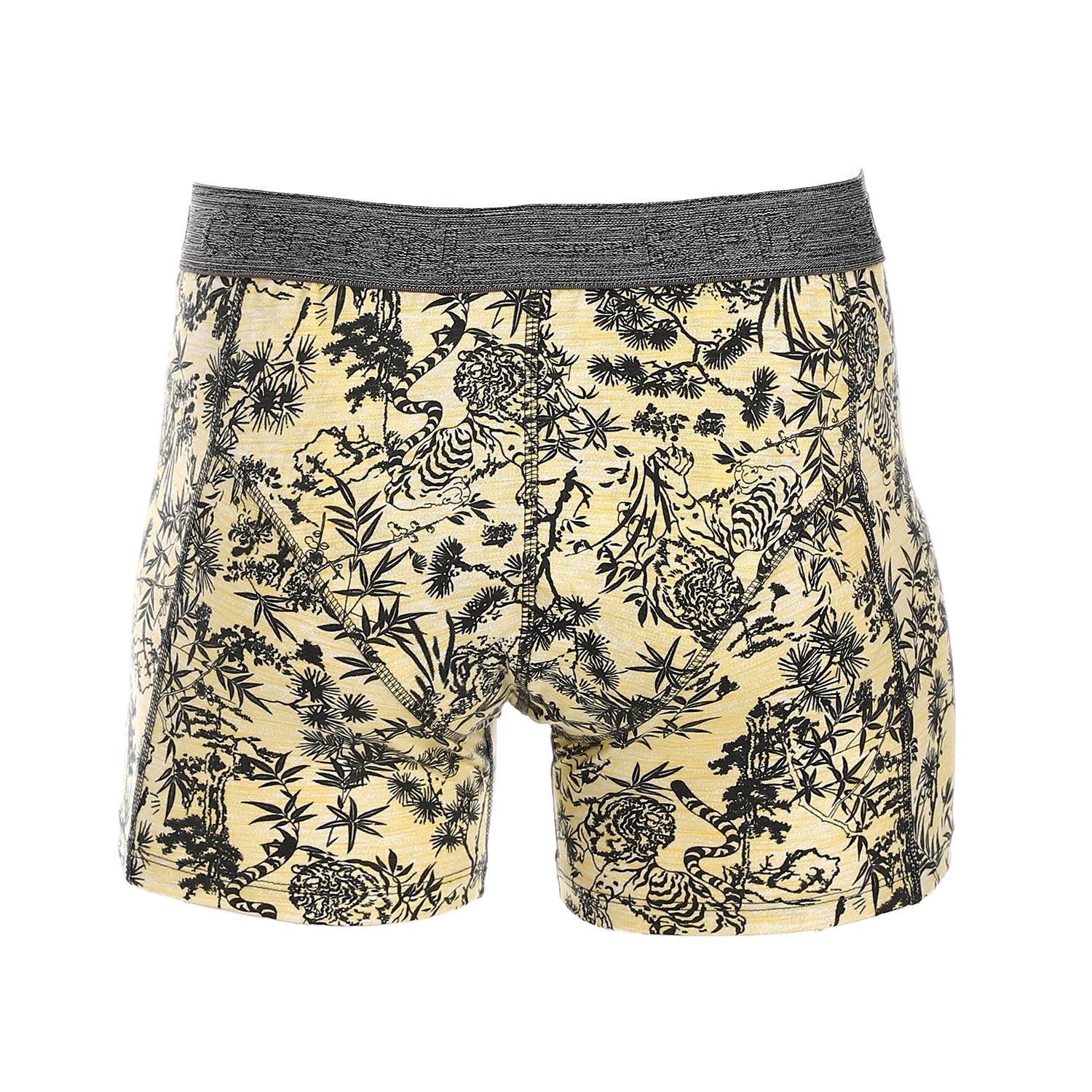 Boxer For Men Printed - Yellow