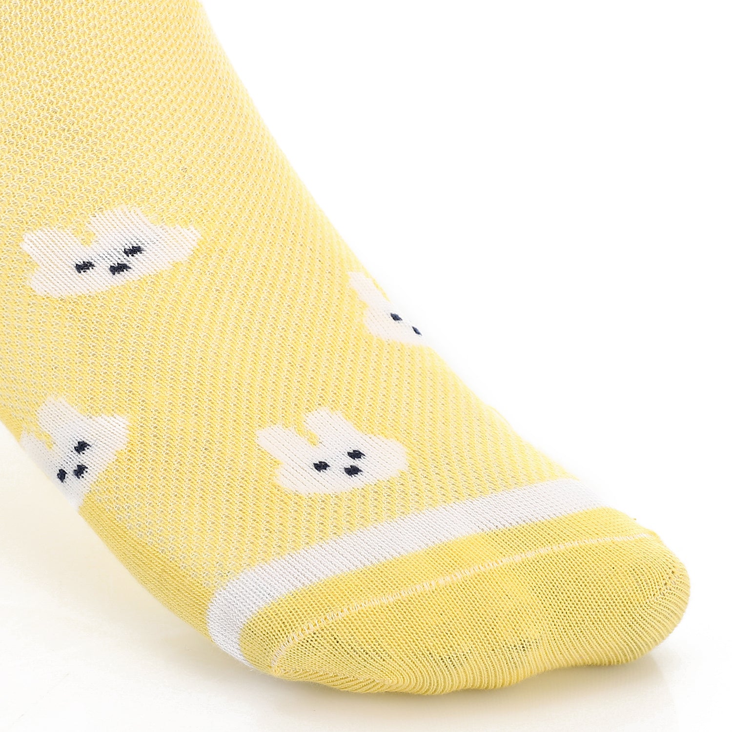 Girl's No Show Socks - Yellow