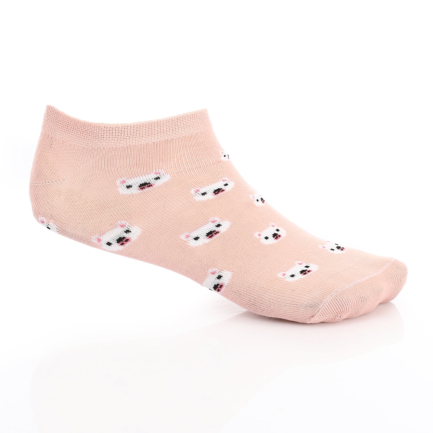 Women Socket Socks with Printed - Kashmir