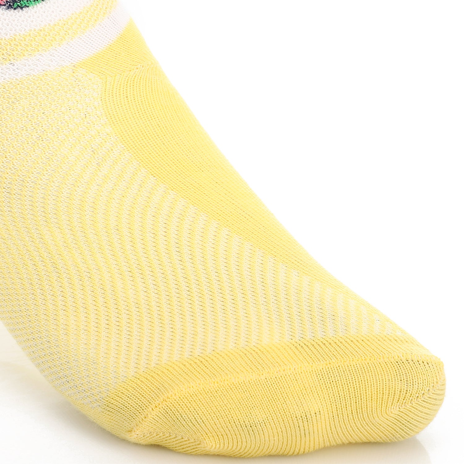 Socks For Girl - Simple, Elegant -Yellow & white