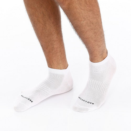 Men's White Ankle Socks