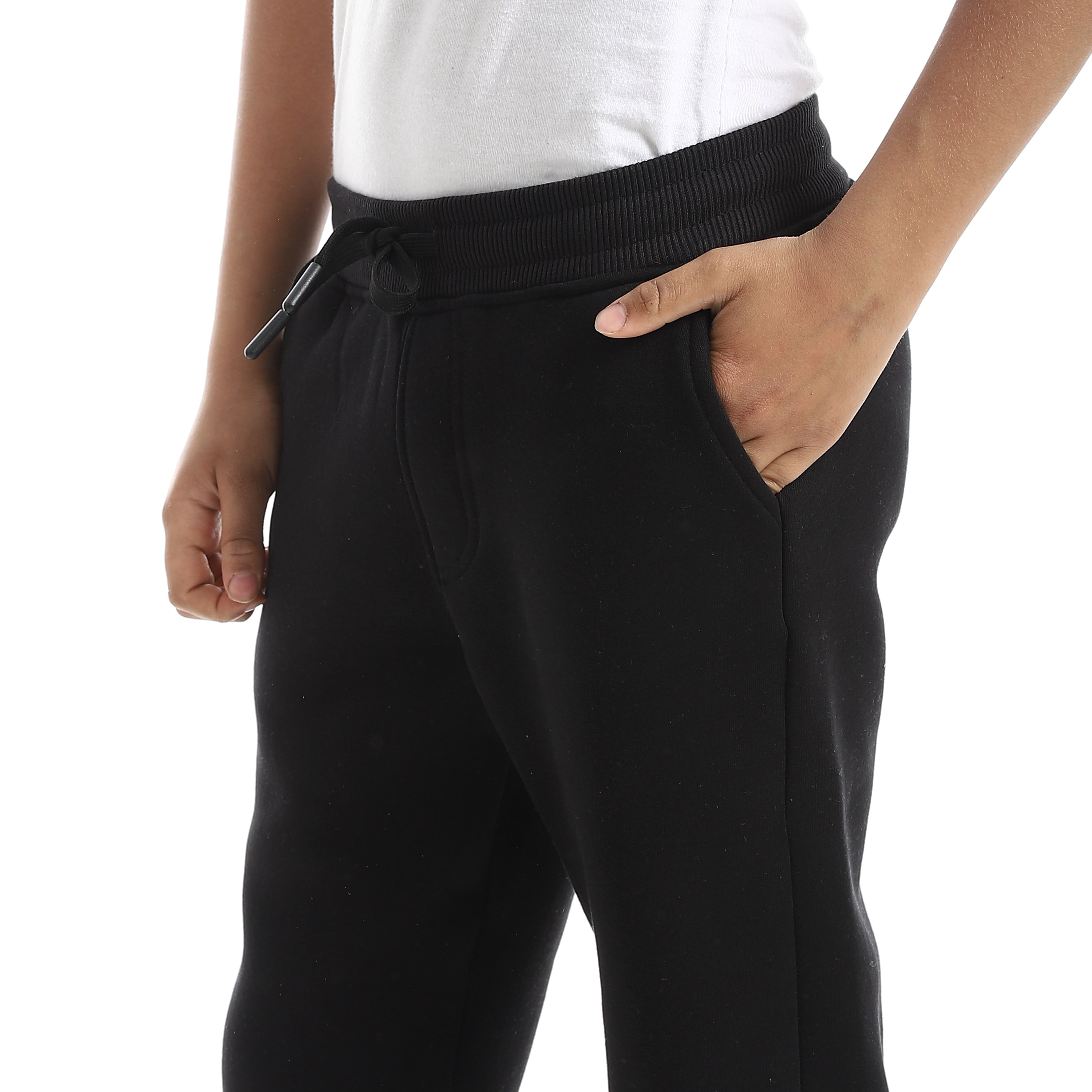 Boy’s Black Jogger Sweatpants