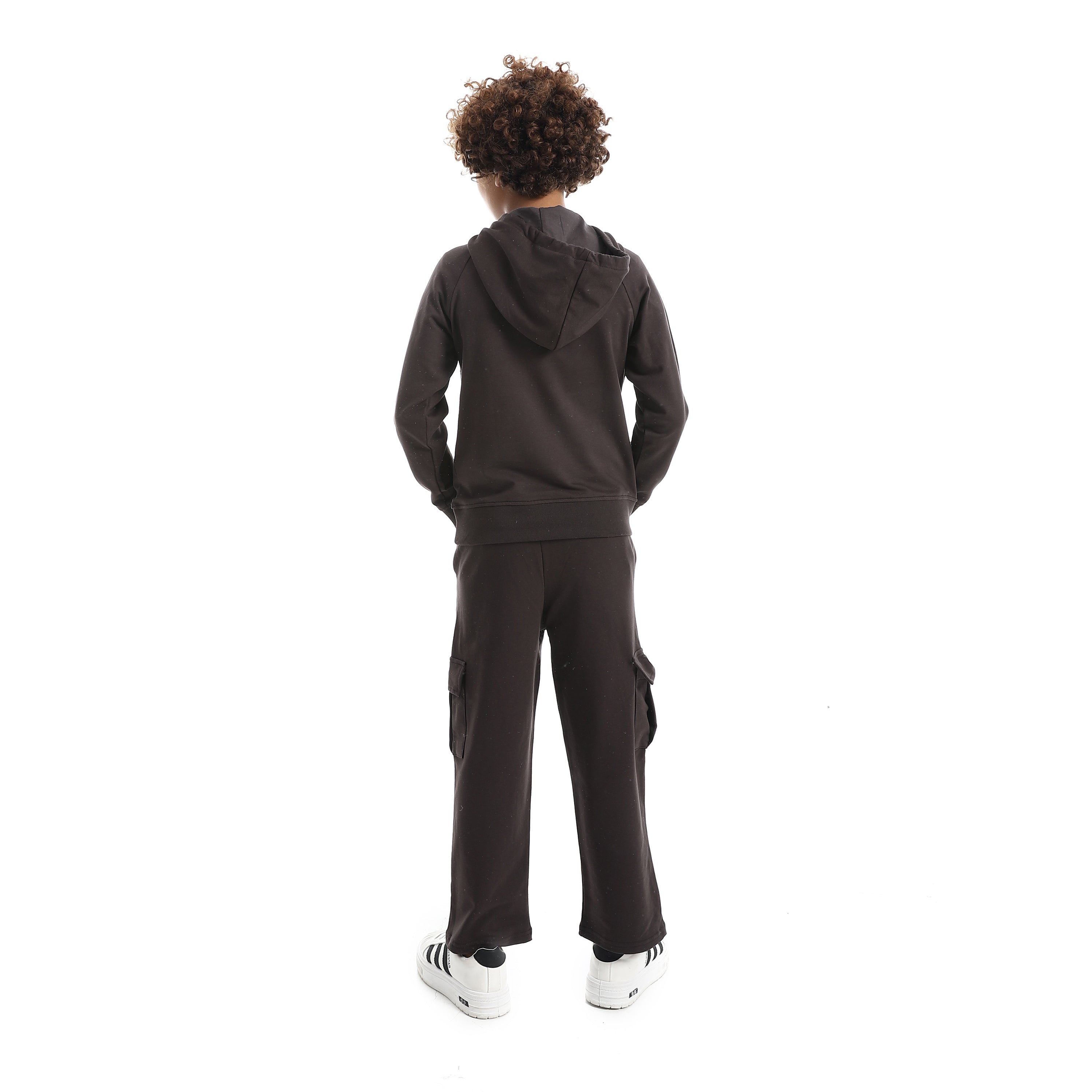 Boys' "Creative" Graffiti Print Two-Piece Set