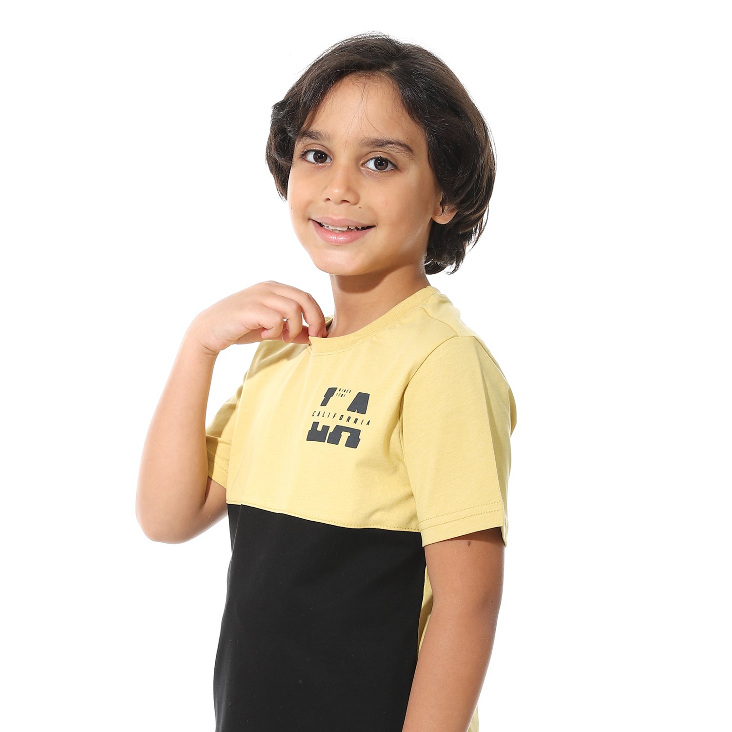Boys' Cool Pajama Set - printed Tee-Black