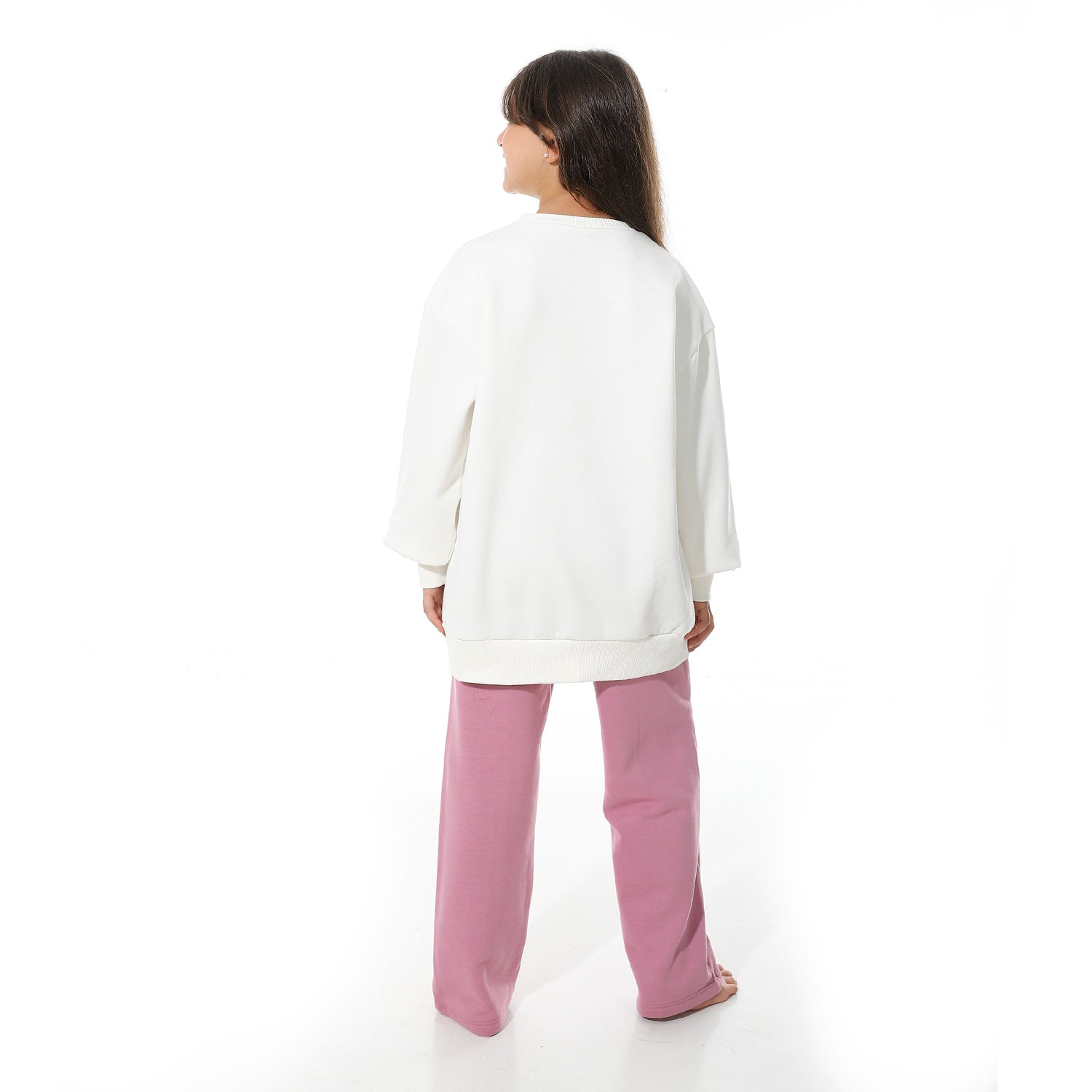 Girls' Winter Pajama Set-Purple