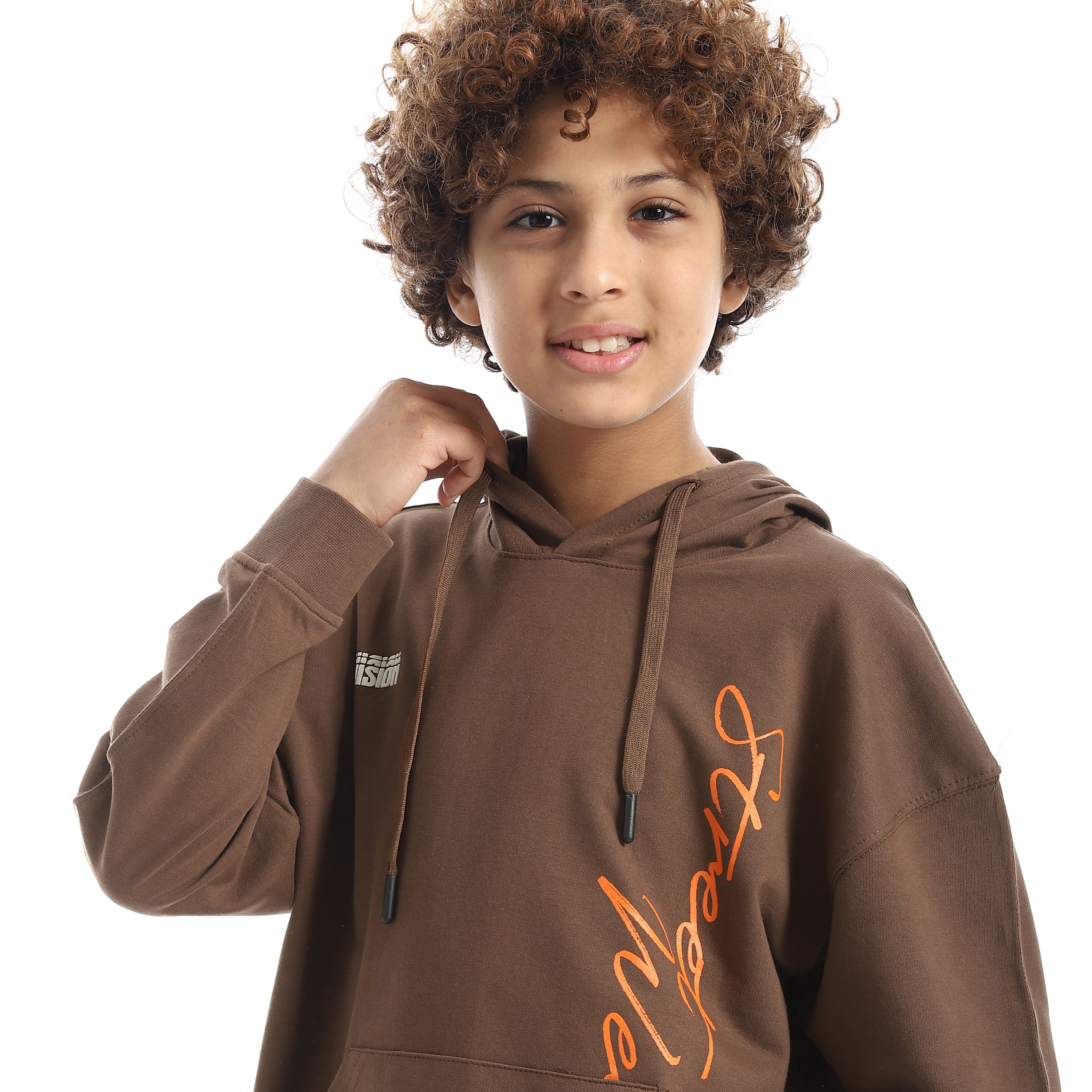 Boys' Graphic Print Autumn Hoodie