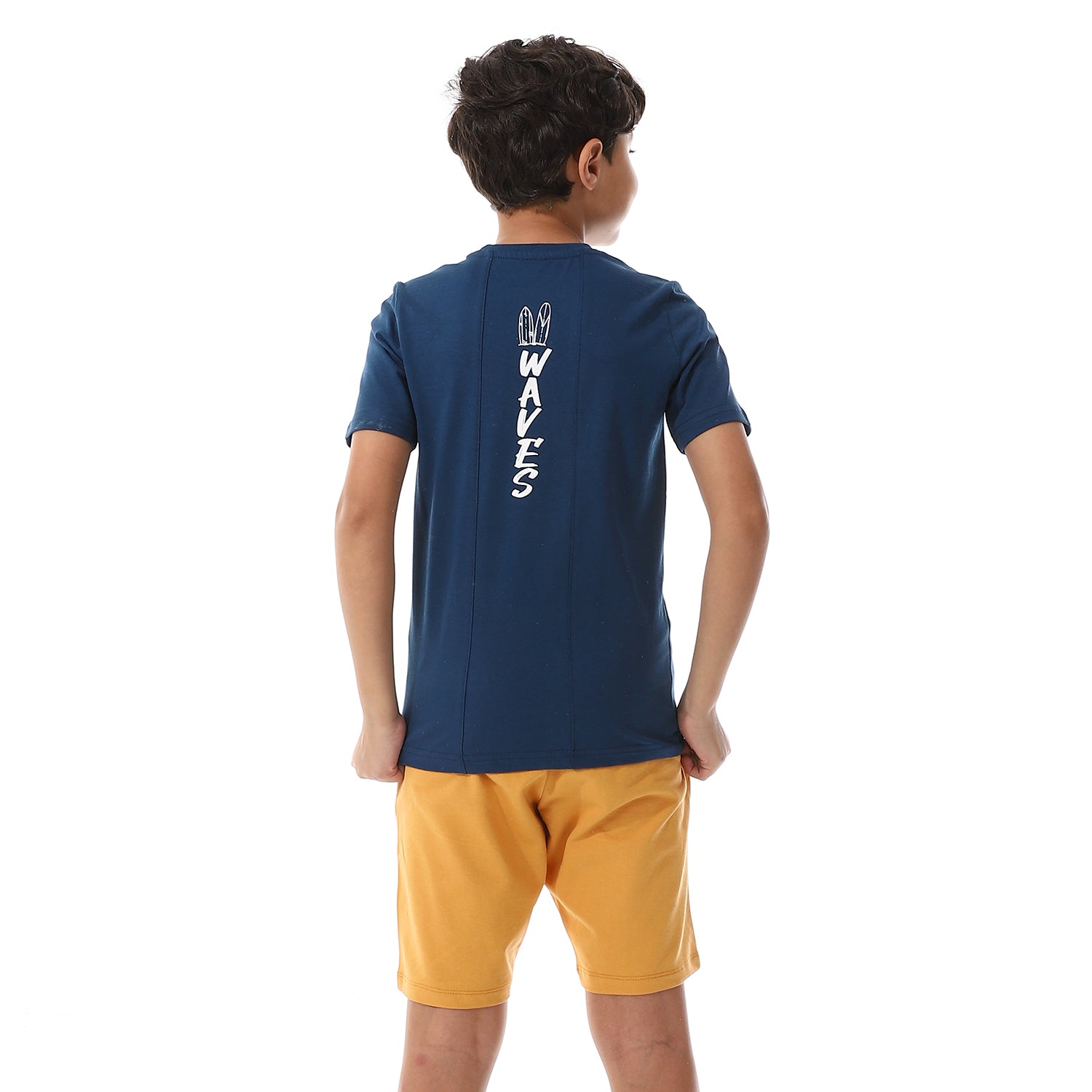 Boy's Summer Pajama - Petroleum