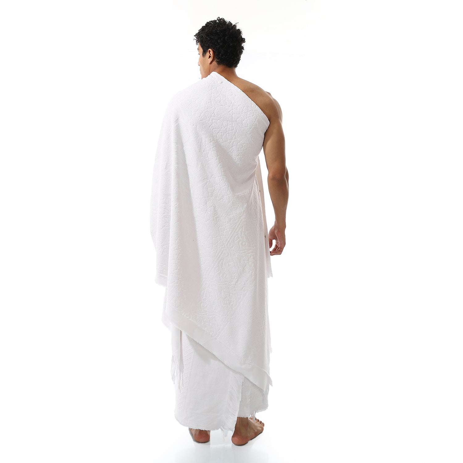 Premium Ihram Set For Hajj & Umrah - Men's Pure White Cotton Pilgrimage Attire