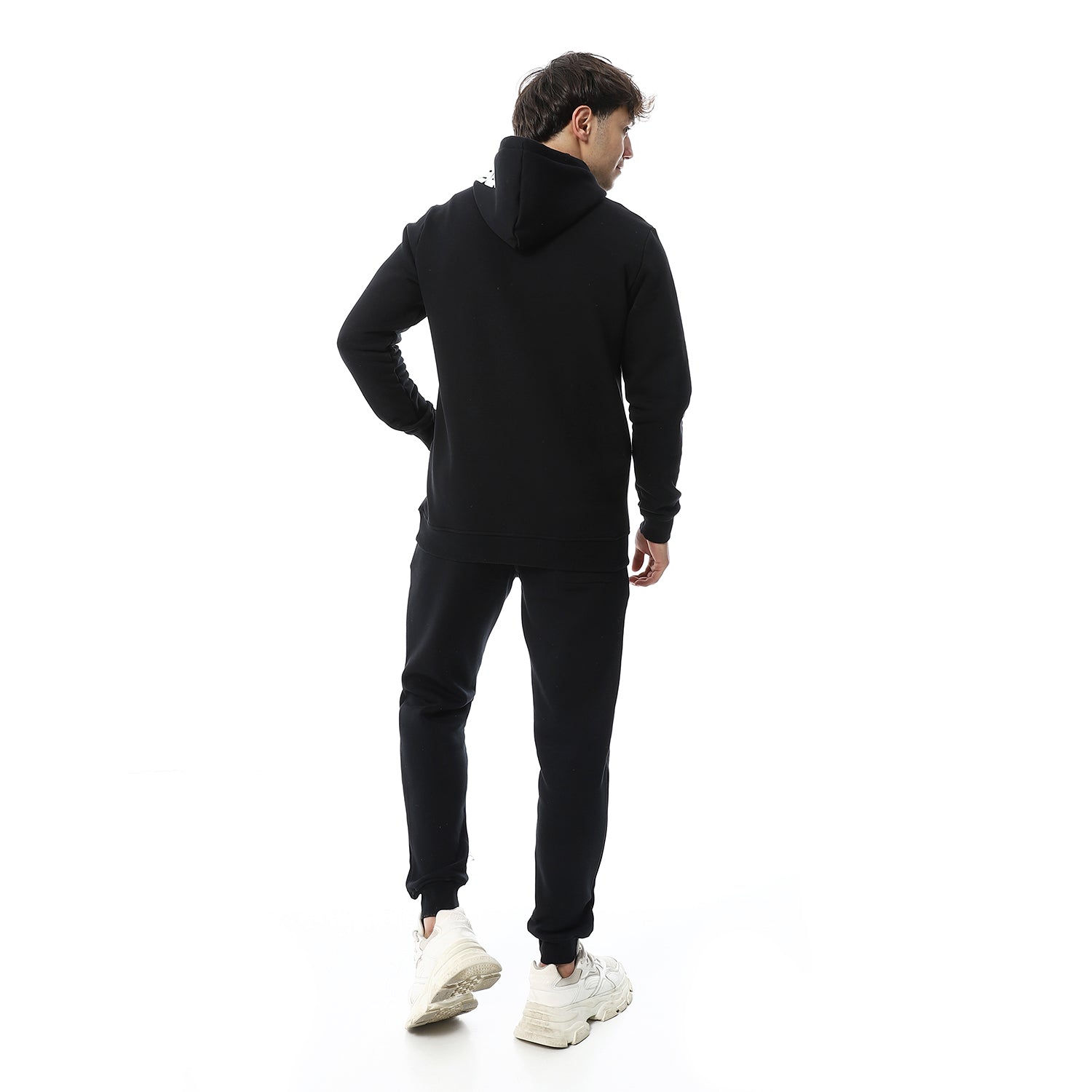 Men's Winter Hoodie Pajamas - Black
