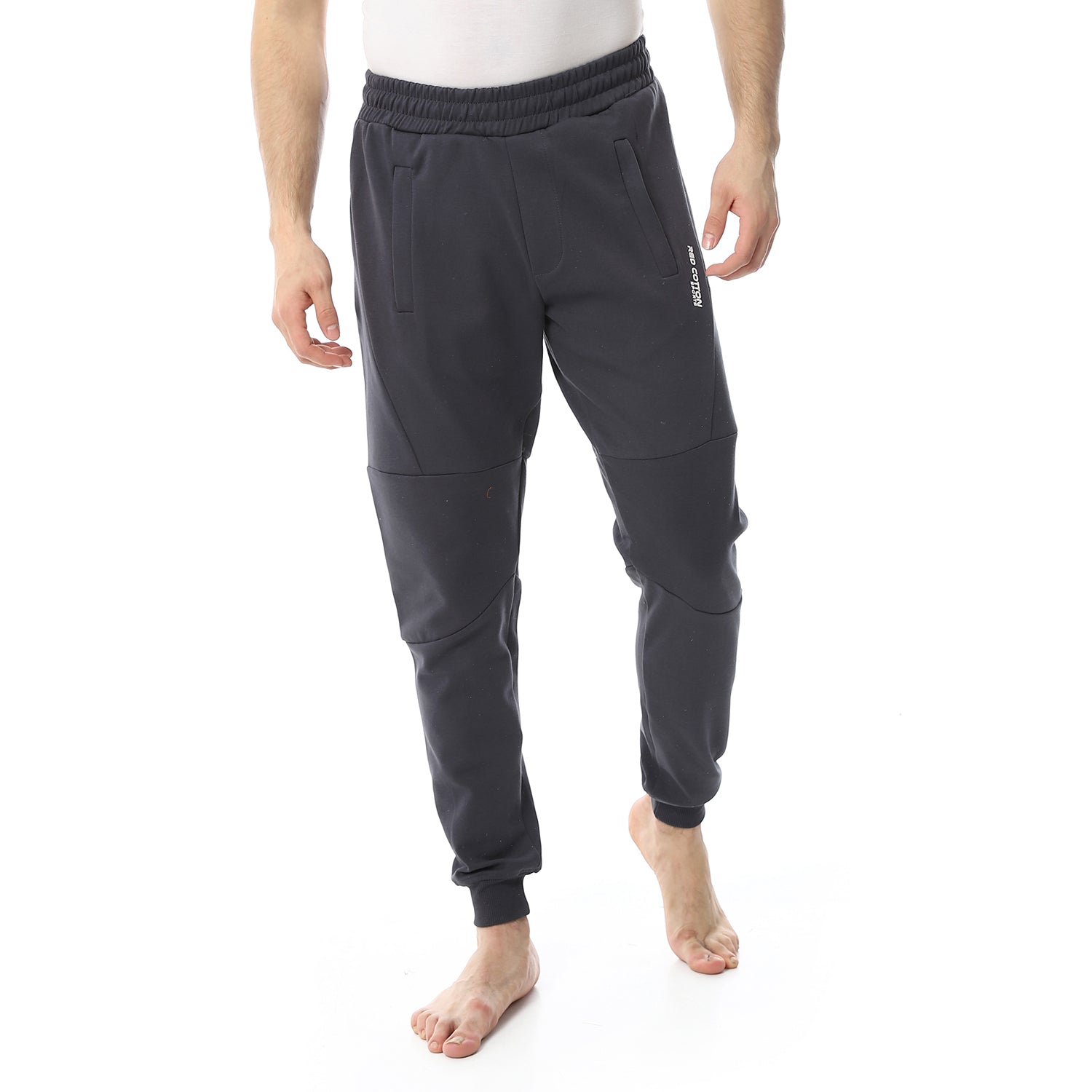 Plain Men's Sweatpants - Comfortable and Versatile Loungewear _ Dark Grey