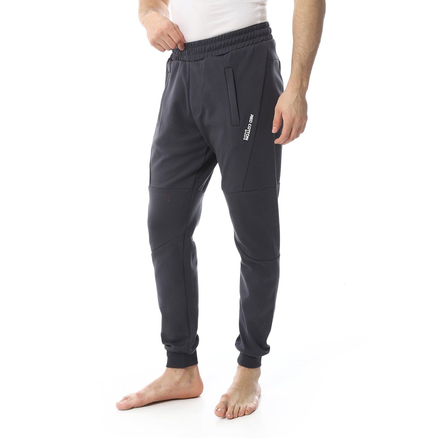 Plain Men's Sweatpants - Comfortable and Versatile Loungewear _ Dark Grey