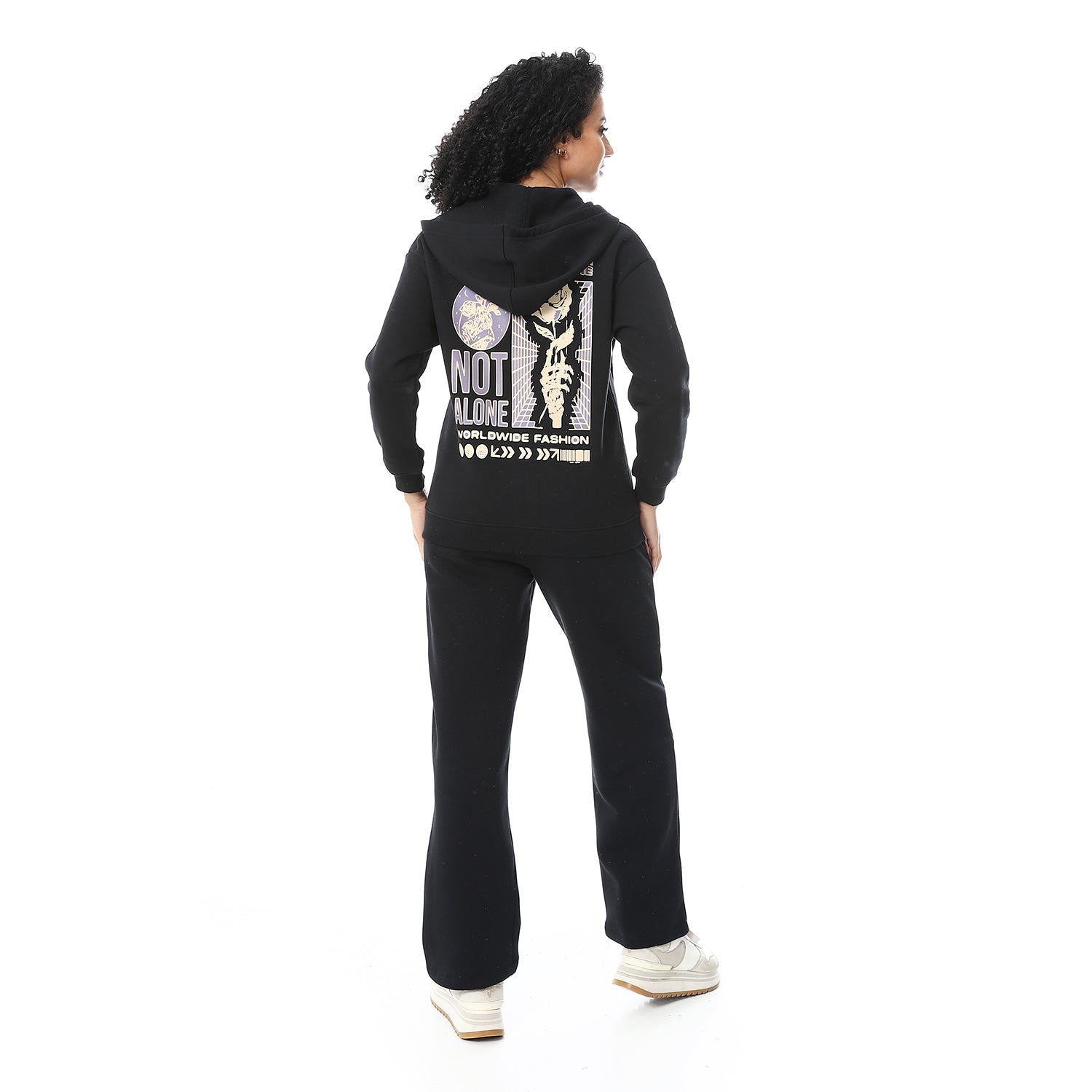 Winter Activewear Set For Women - Black