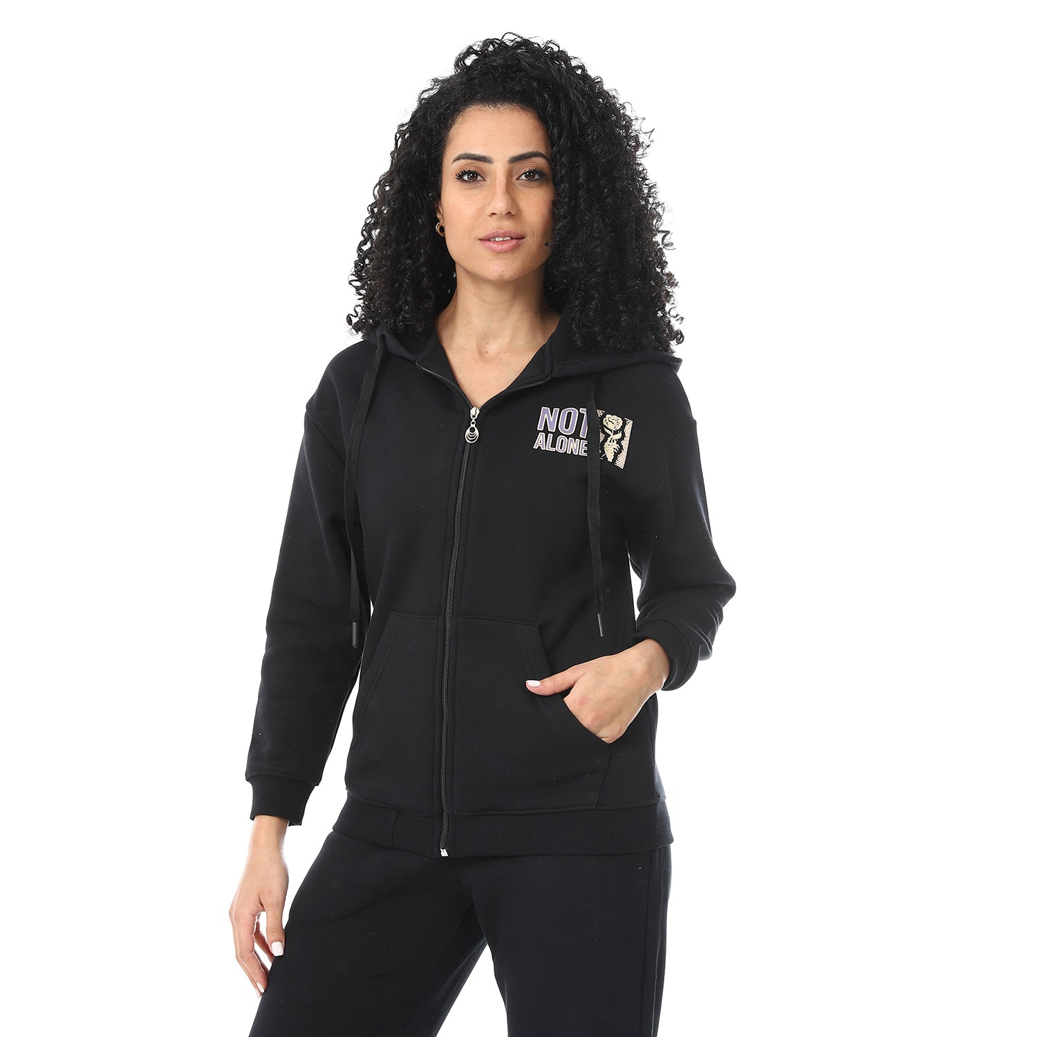 Winter Activewear Set For Women - Black