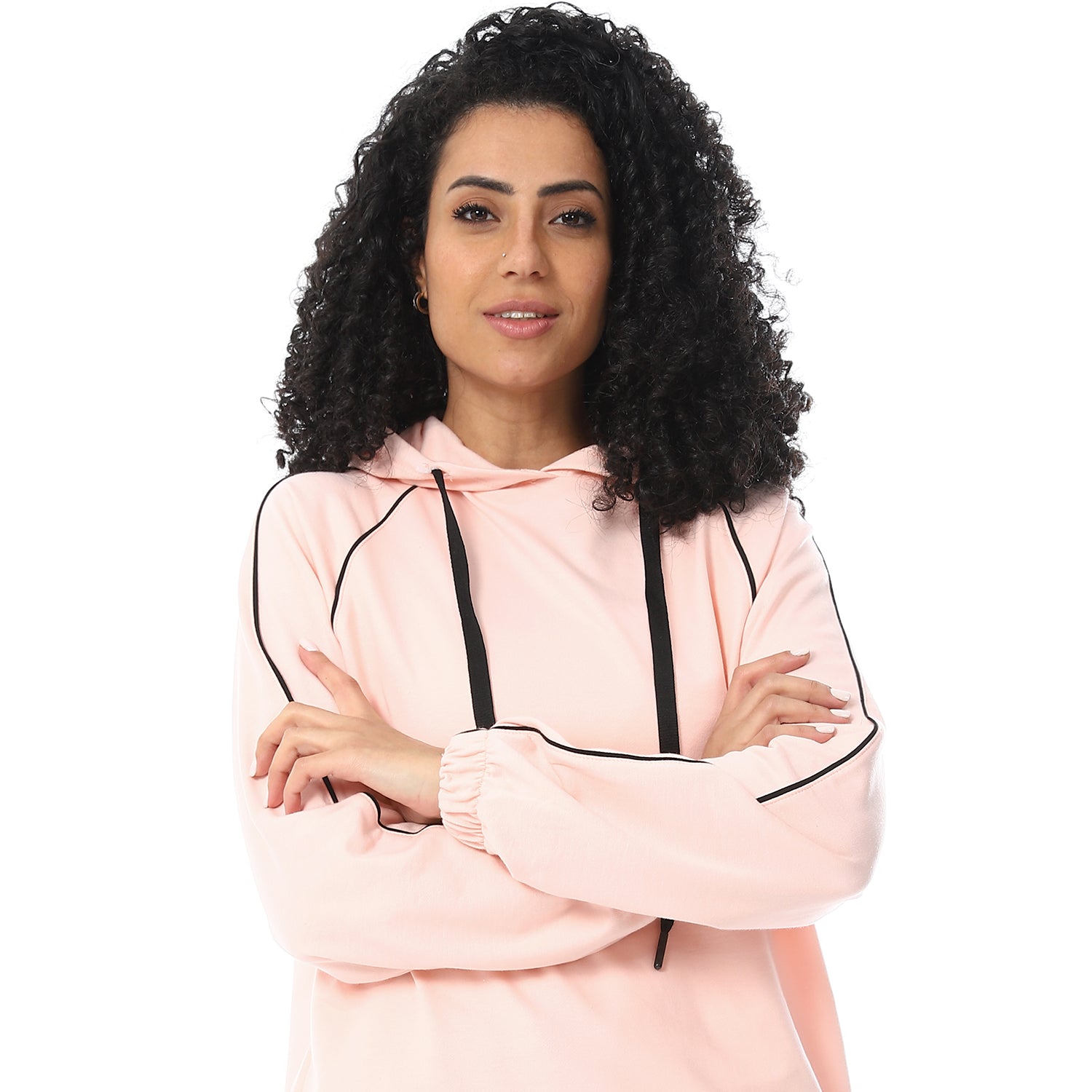 Women's Active Winter Pajamas Hoodie - Rose