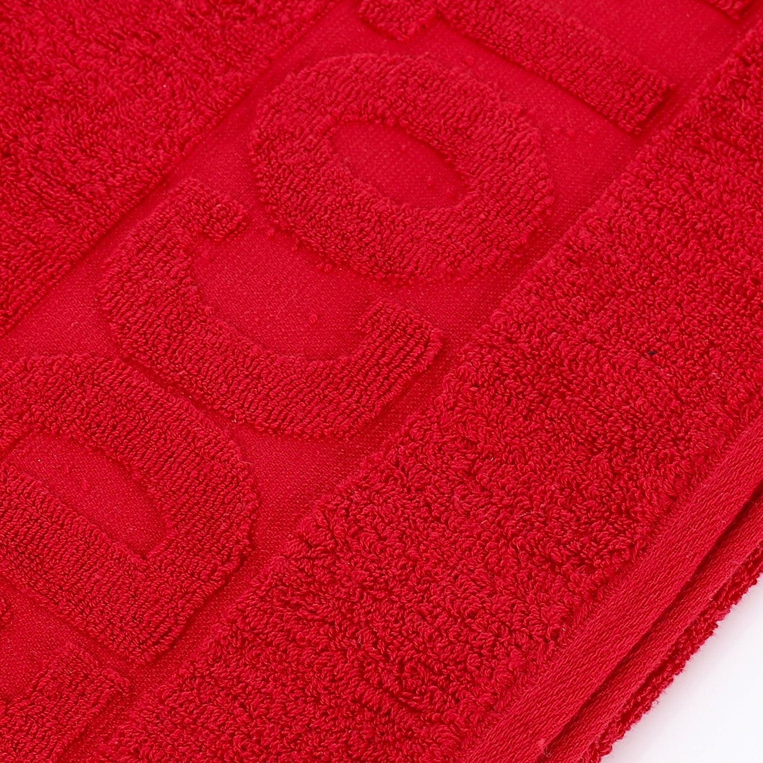 Soft Bashkir Cotton Towel Dark Red Size In 70X140 Cm
