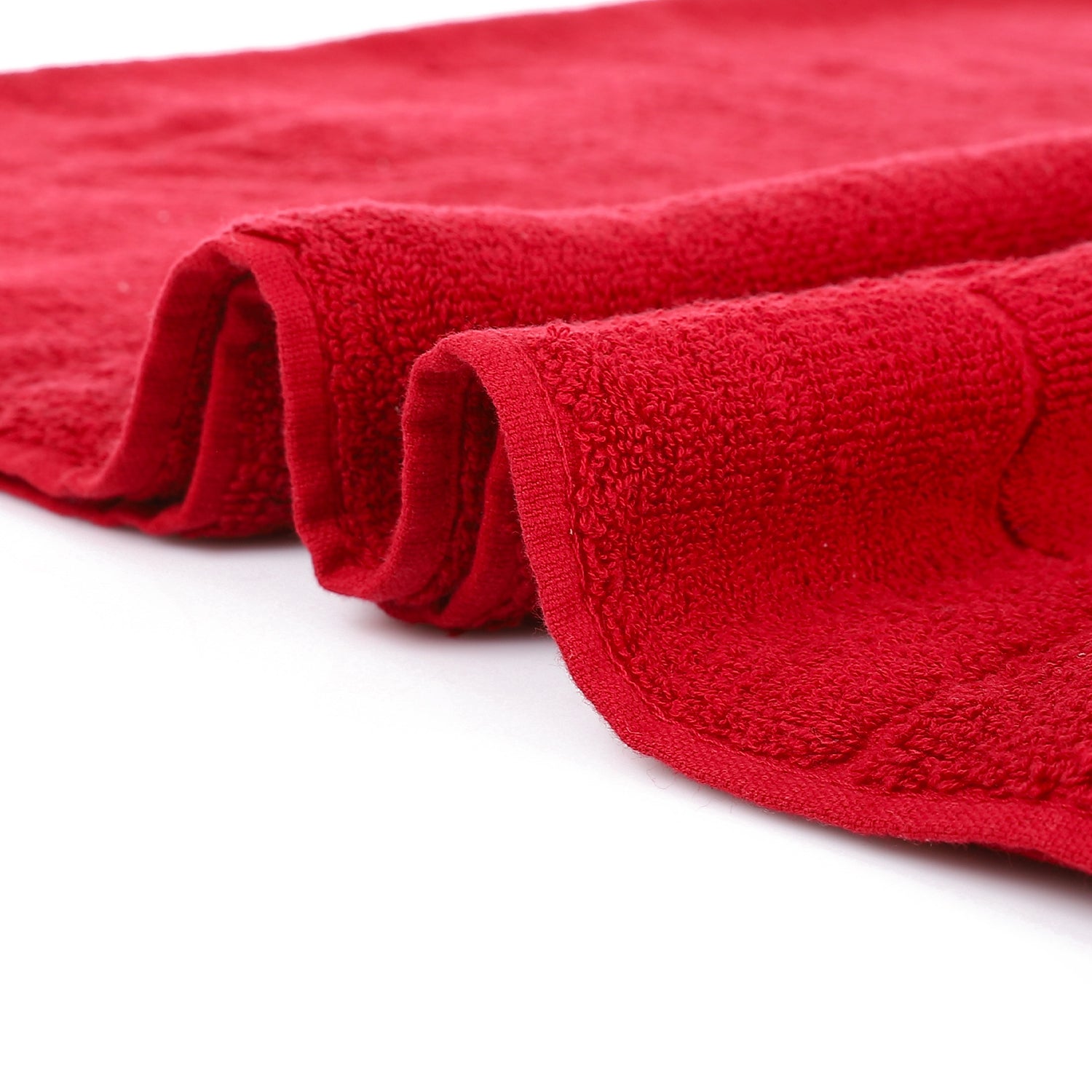 Soft Bashkir Cotton Towel Dark Red Size In 70X140 Cm