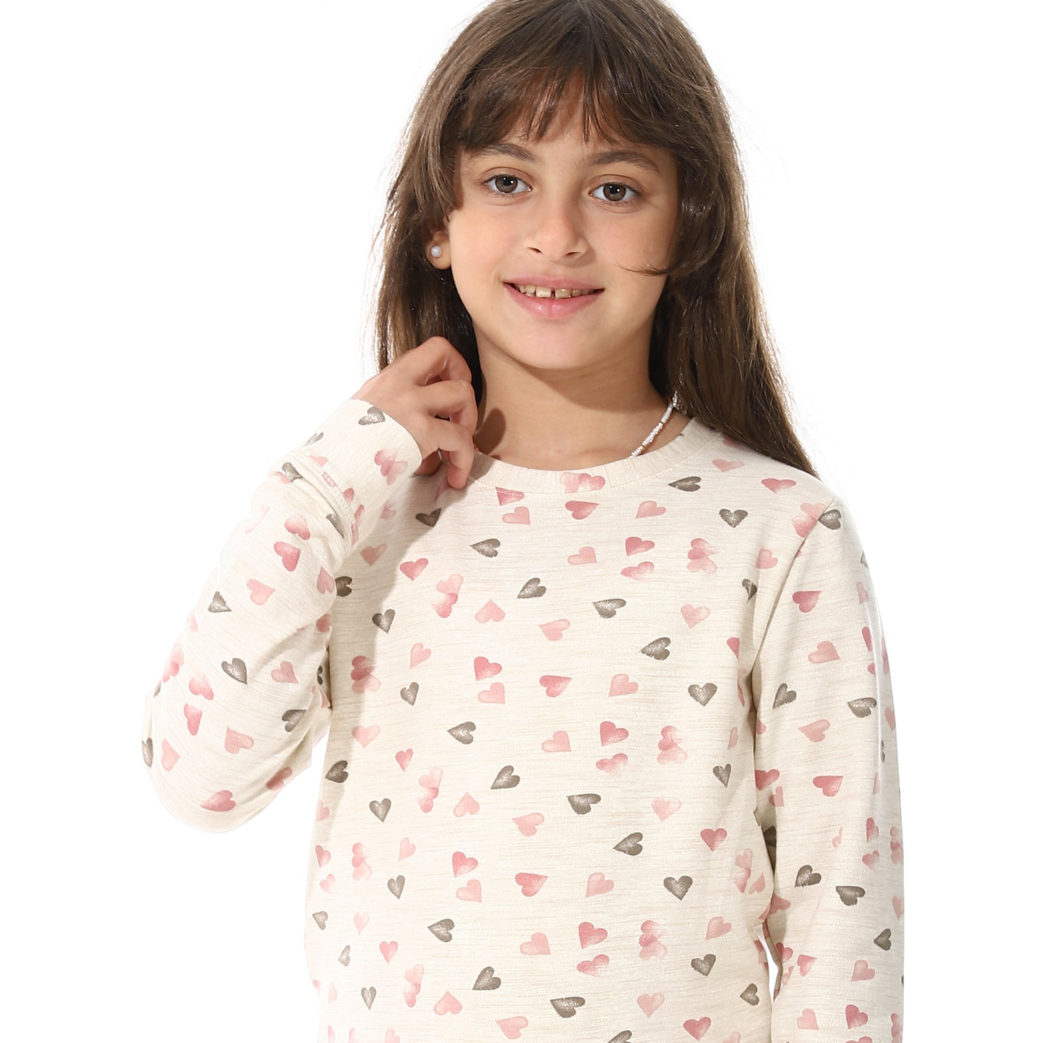 Girls Thermal Set With Printed - Simon