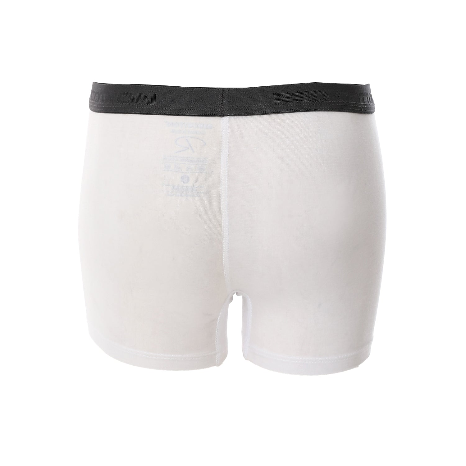 Boy Printed Boxer - White