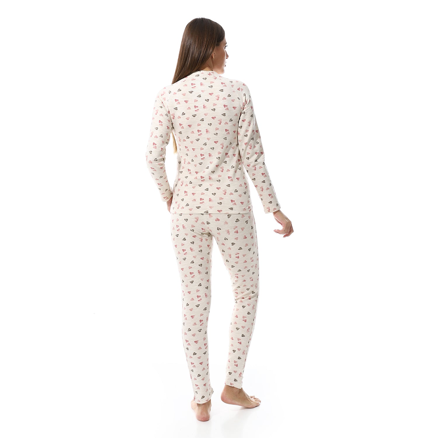 Women Printed Thermal Set Padded Inside - Simon