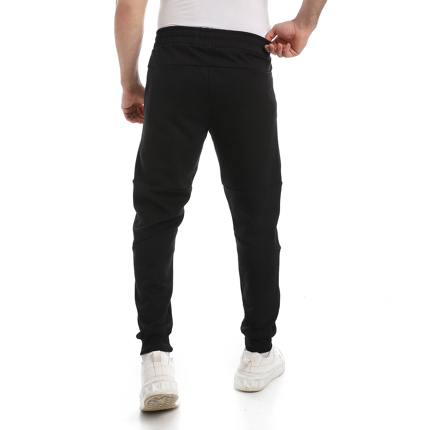 Plain Men's Sweatpants - Comfortable and Versatile Loungewear - Black