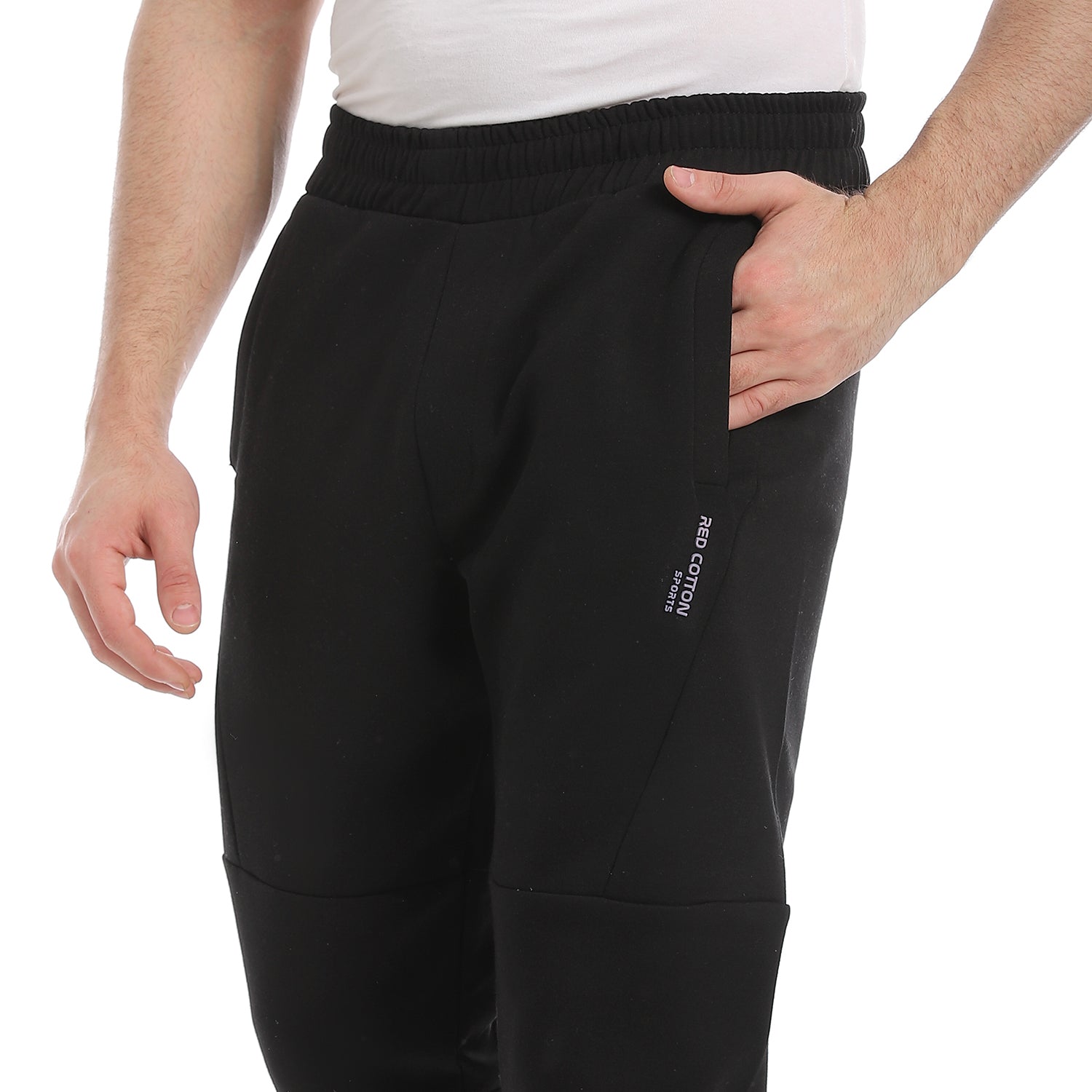 Plain Men's Sweatpants - Comfortable and Versatile Loungewear - Black