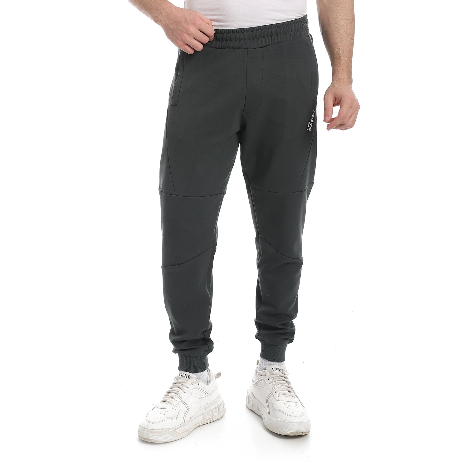 Plain Men's Sweatpants - Comfortable and Versatile Loungewear - Dark Green