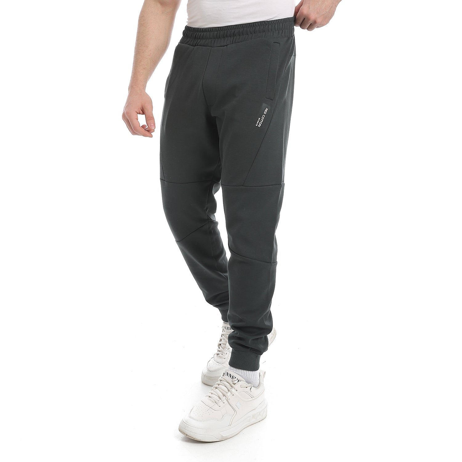 Plain Men's Sweatpants - Comfortable and Versatile Loungewear - Dark Green