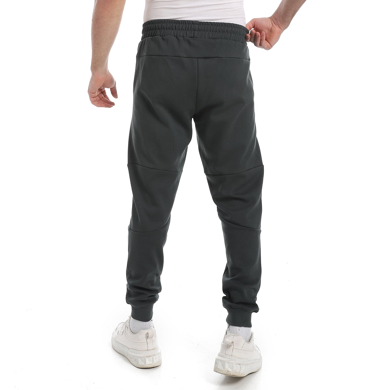 Plain Men's Sweatpants - Comfortable and Versatile Loungewear - Dark Green