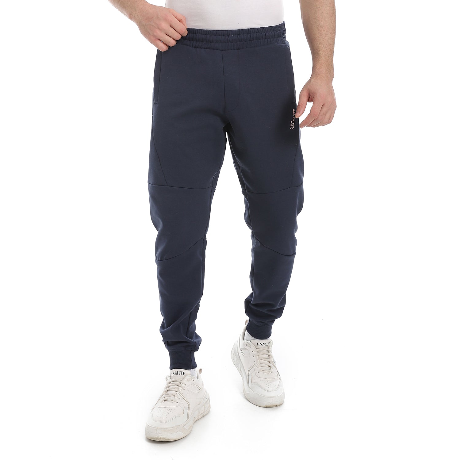 Plain Men's Sweatpants - Comfortable and Versatile Loungewear - Navy