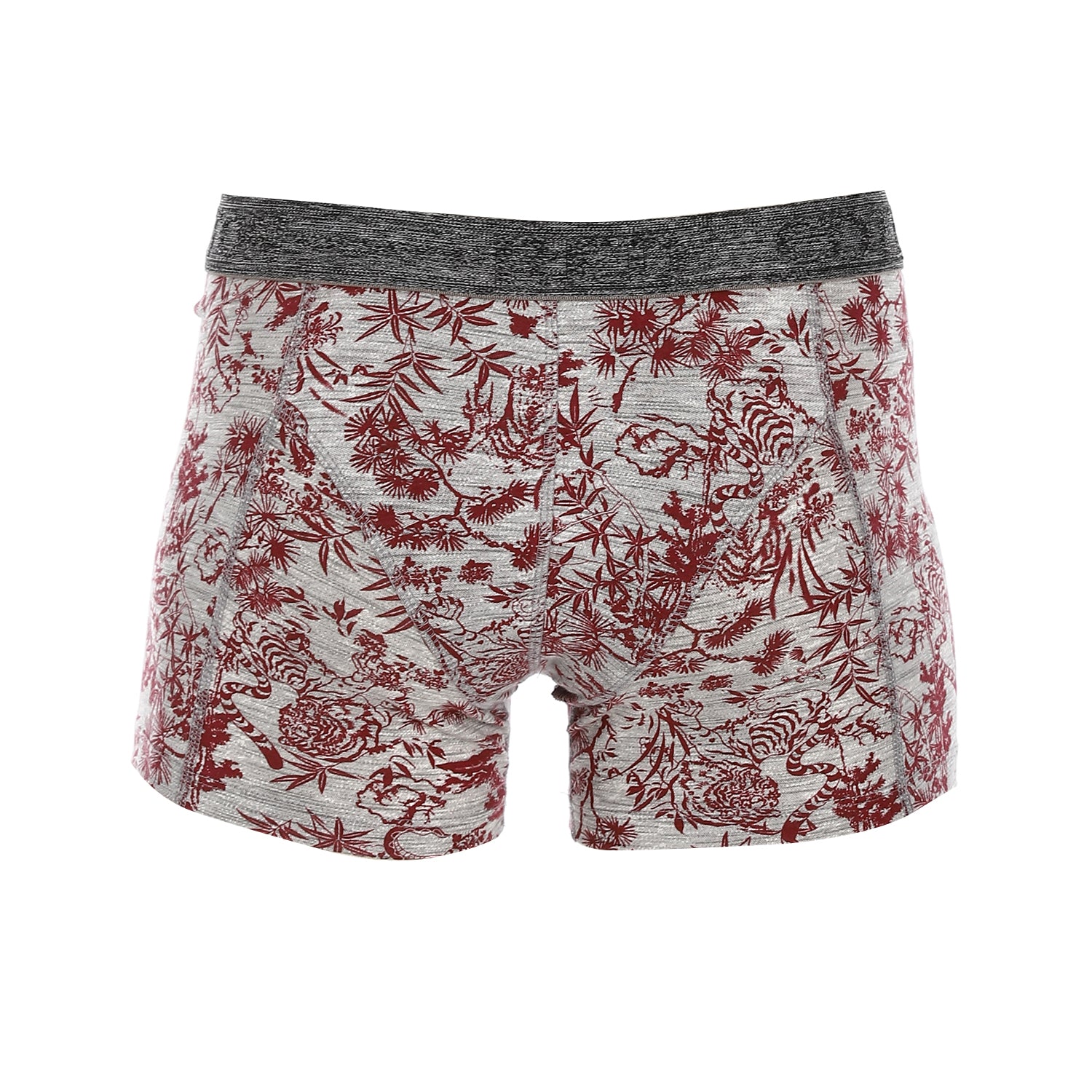 Boxer For Men Printed - Dark Red