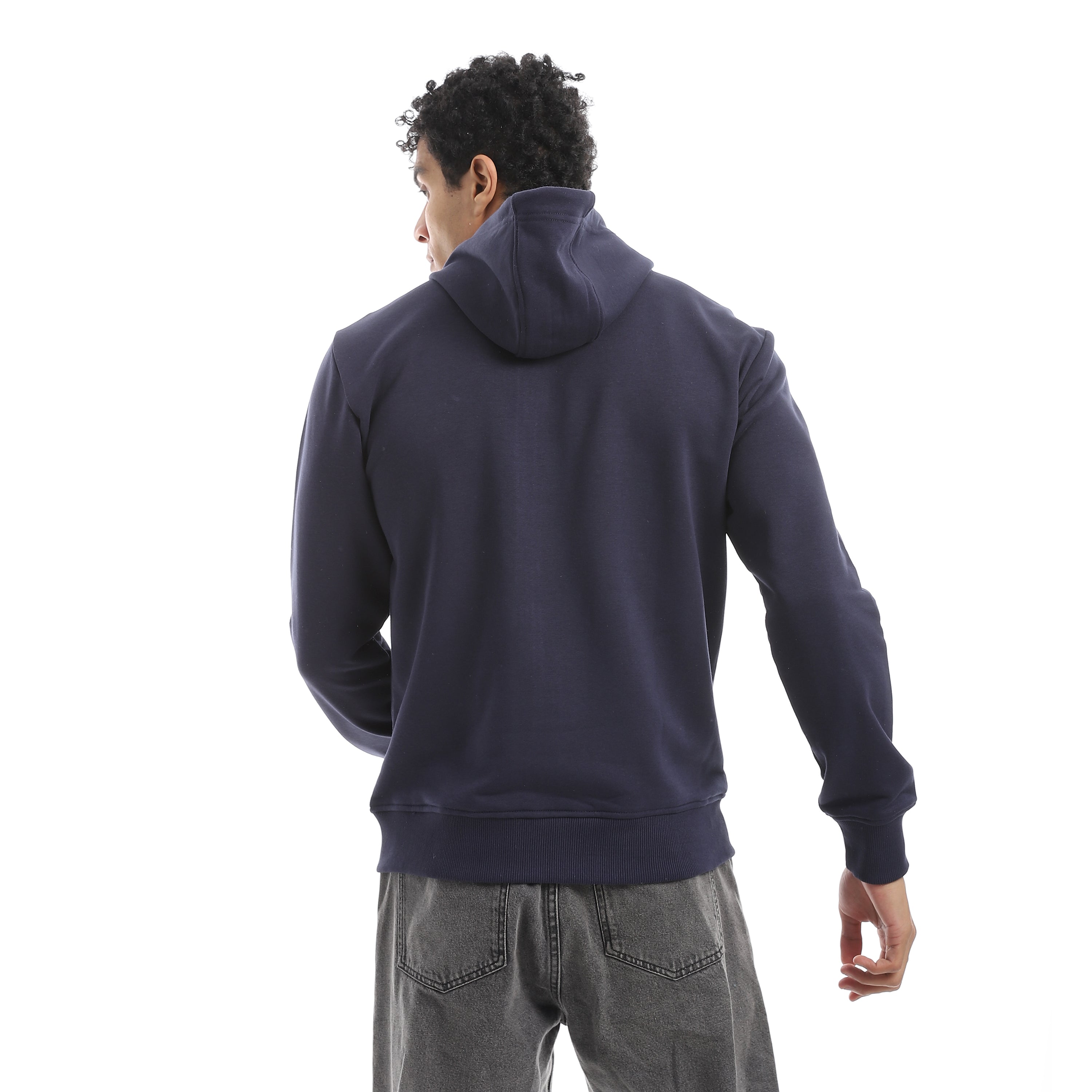 Men’s Full Zip Sweatshirt Red Cotoon