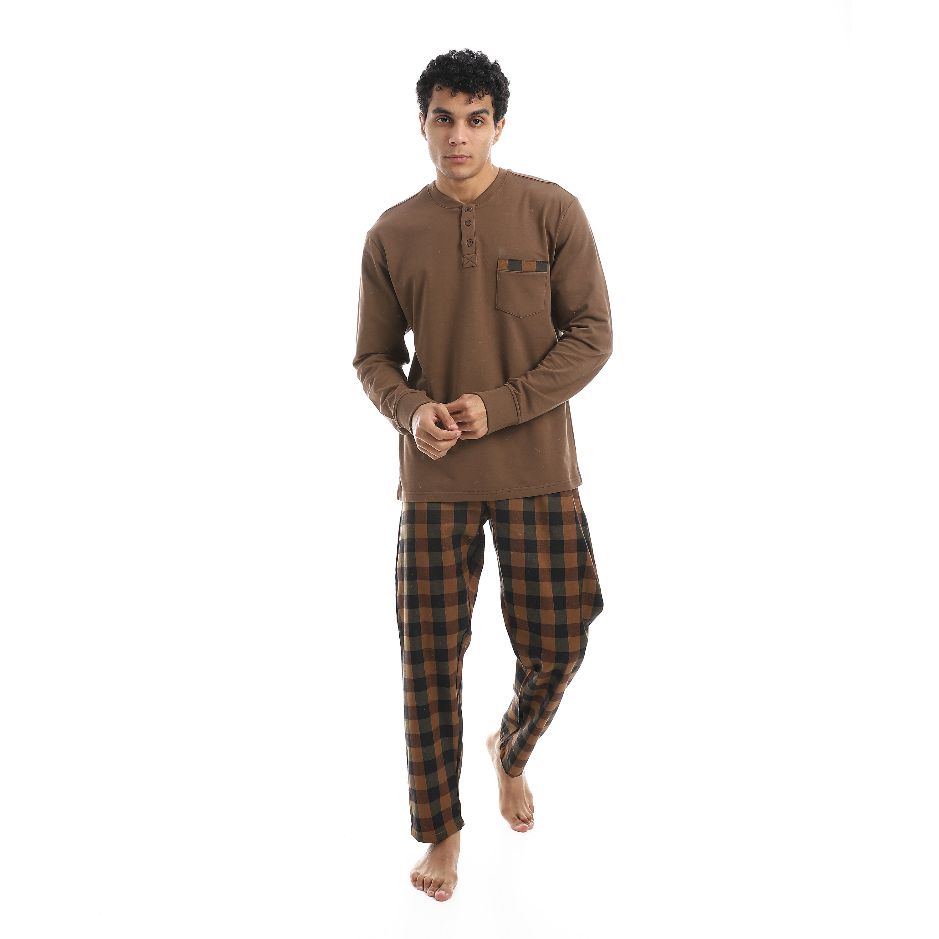 Men's Premium Cotton Autumn Pajama Set