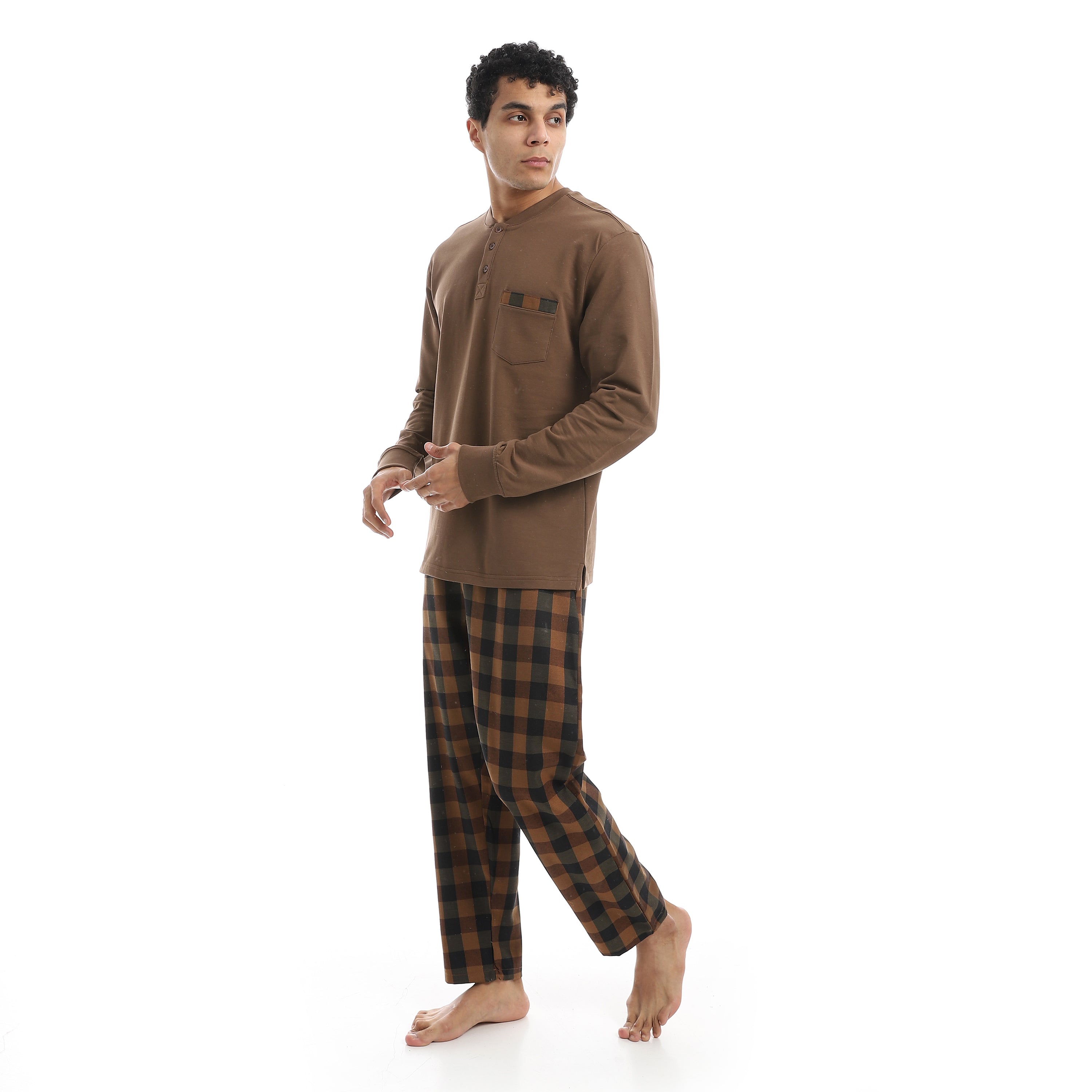 Men's Premium Cotton Autumn Pajama Set